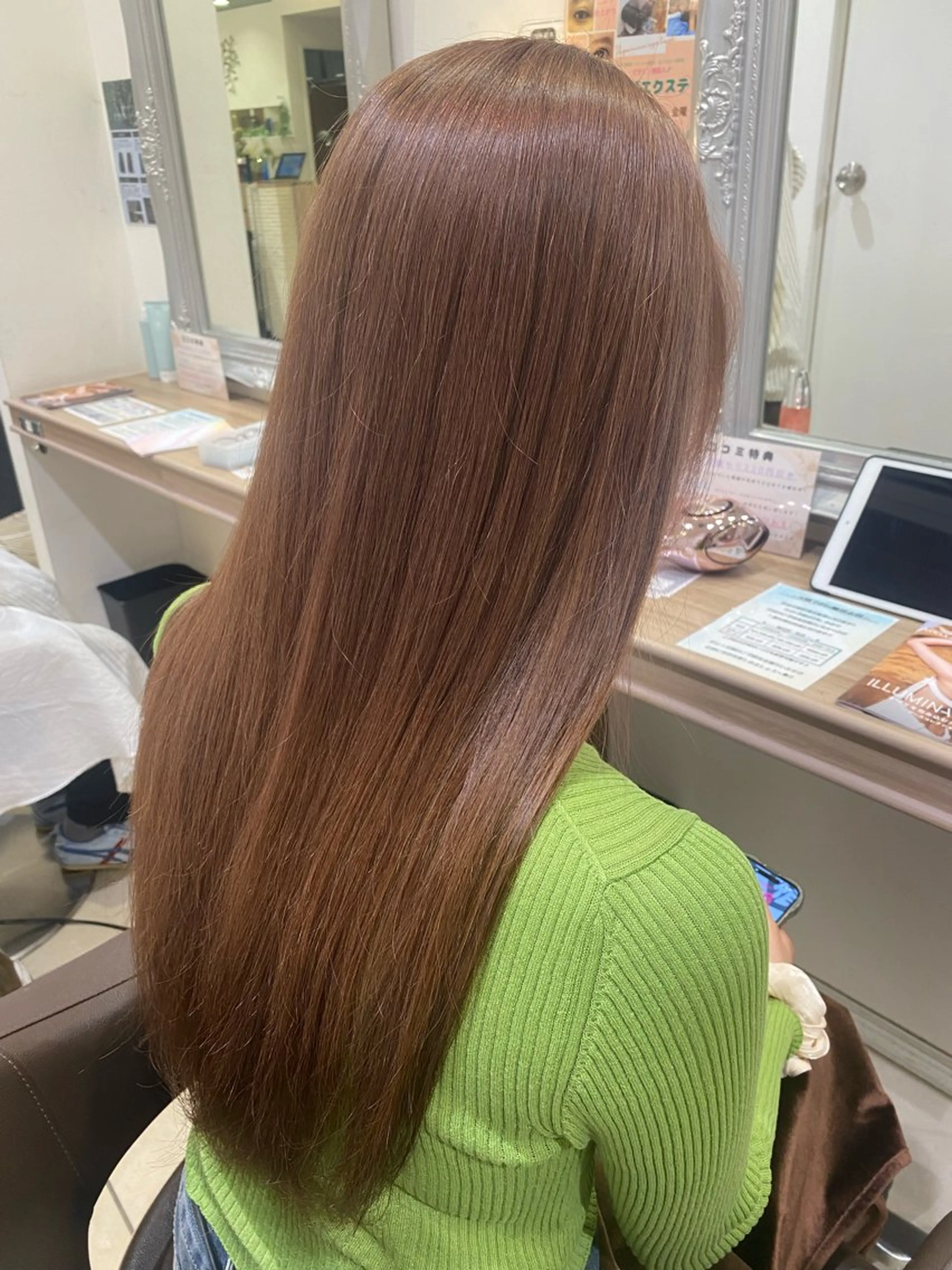 ロング ヘアカラー 永田 晃大のヘアスタイル