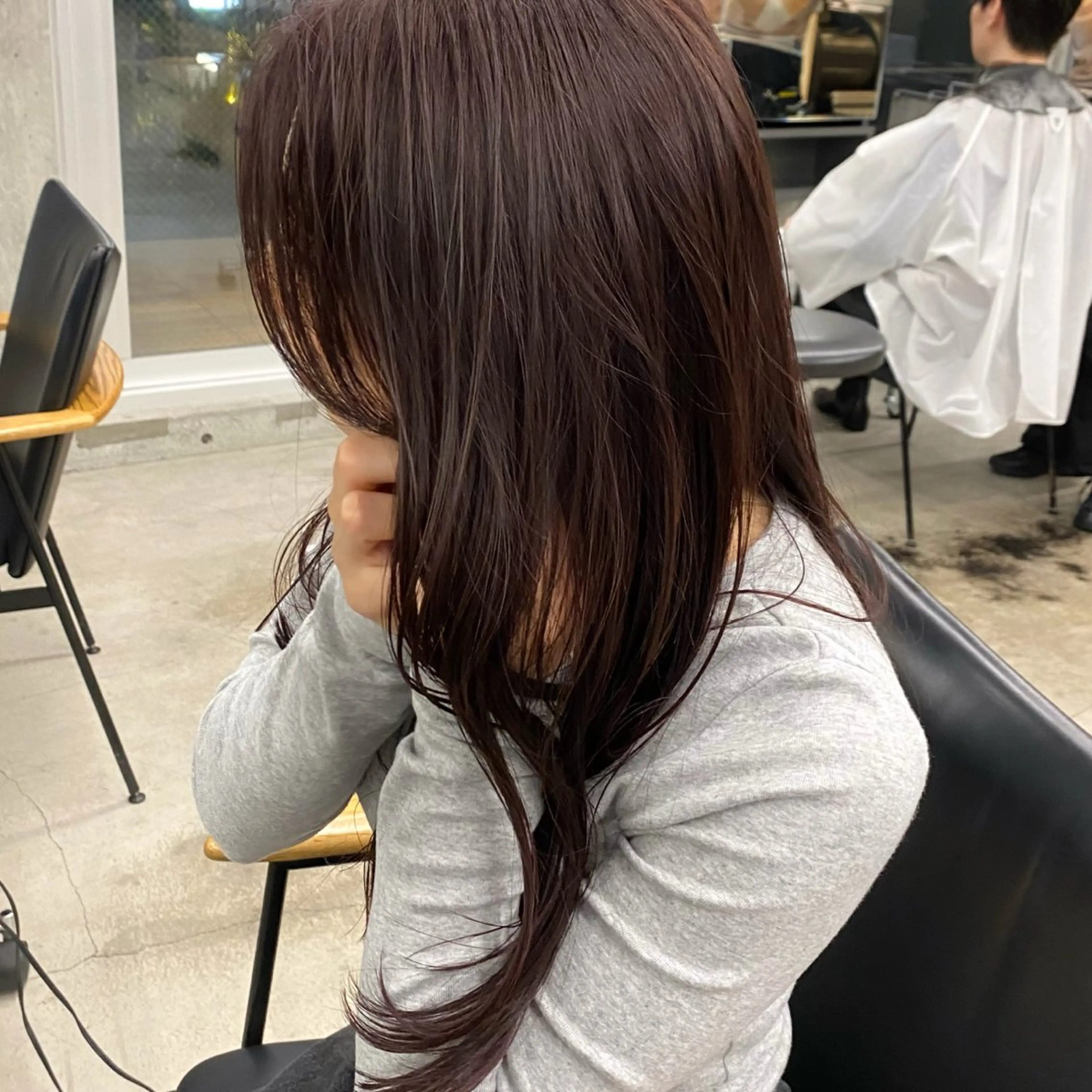 ロング カラー カット ヘアカラー トリートメント 村田 りょうやのヘアスタイル