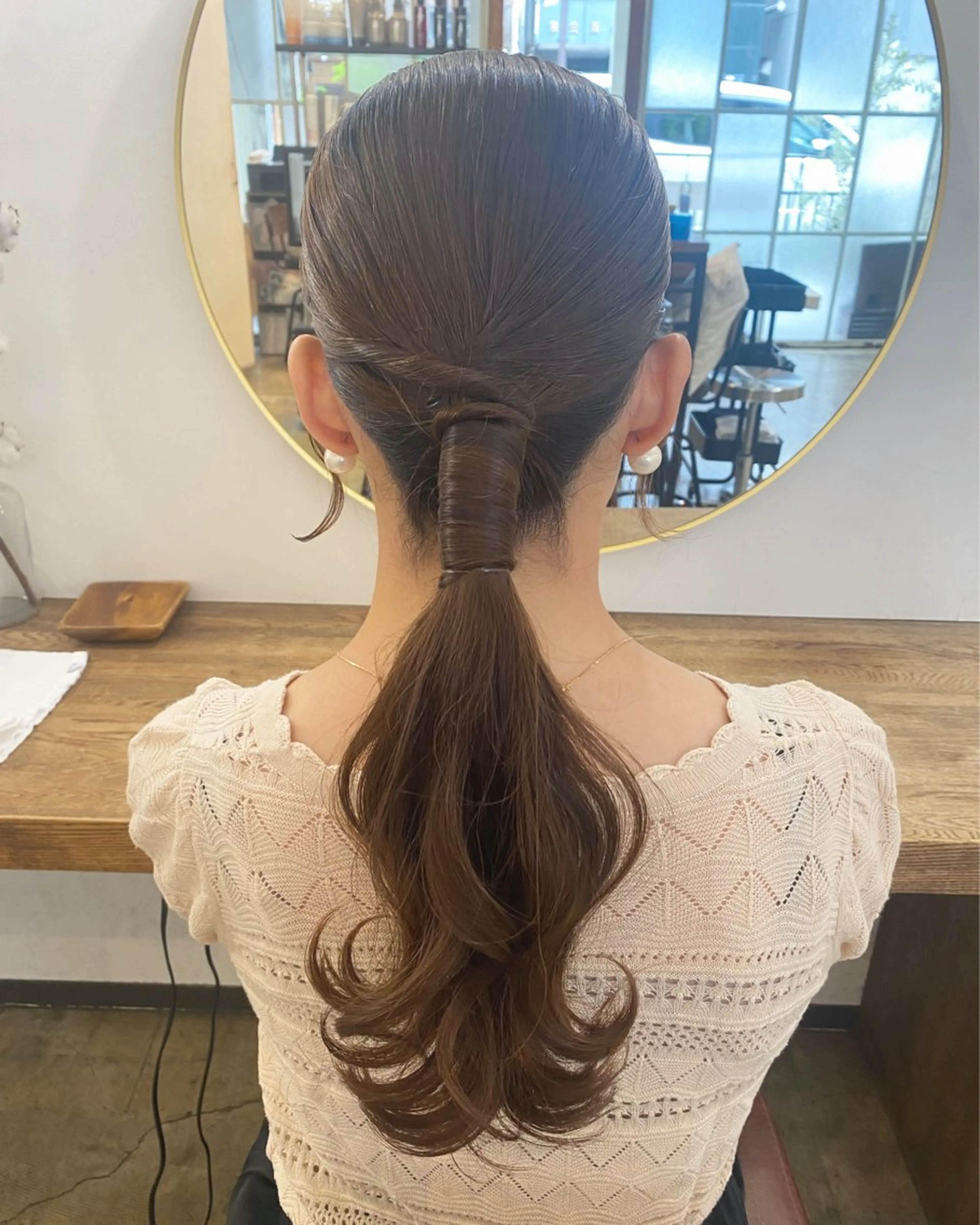 ロング 鈴木 奈波のヘアスタイル