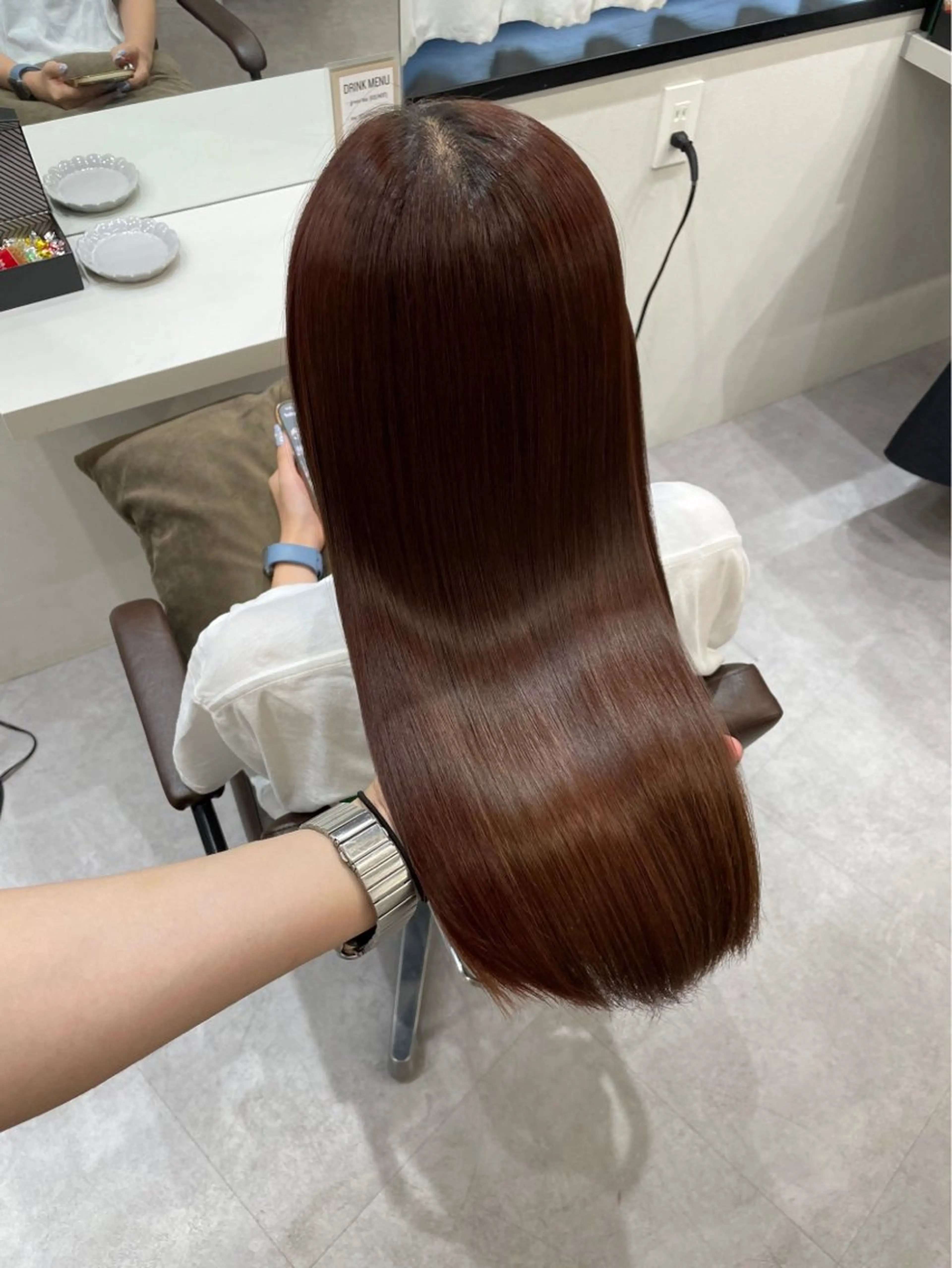 ロング 艶髪/縮毛矯正/ Core mikuaのヘアスタイル