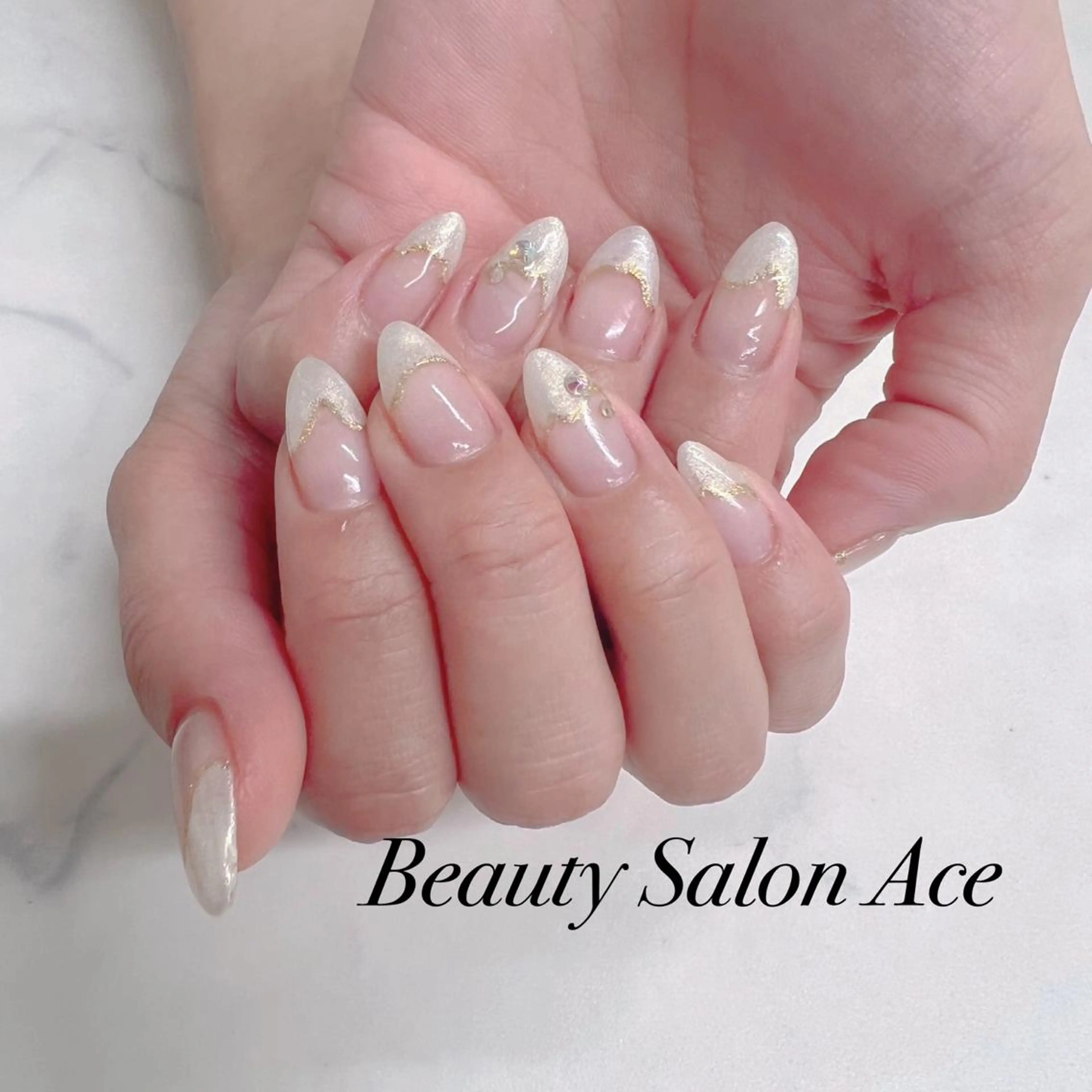 ネイル メンズネイル 春ネイル ストーンネイル ハンドネイル ハンドケア Beauty Salon Ace（ネイルサロン　エース）所属・池袋フィルイン Ace♡Nailのネイルデザイン