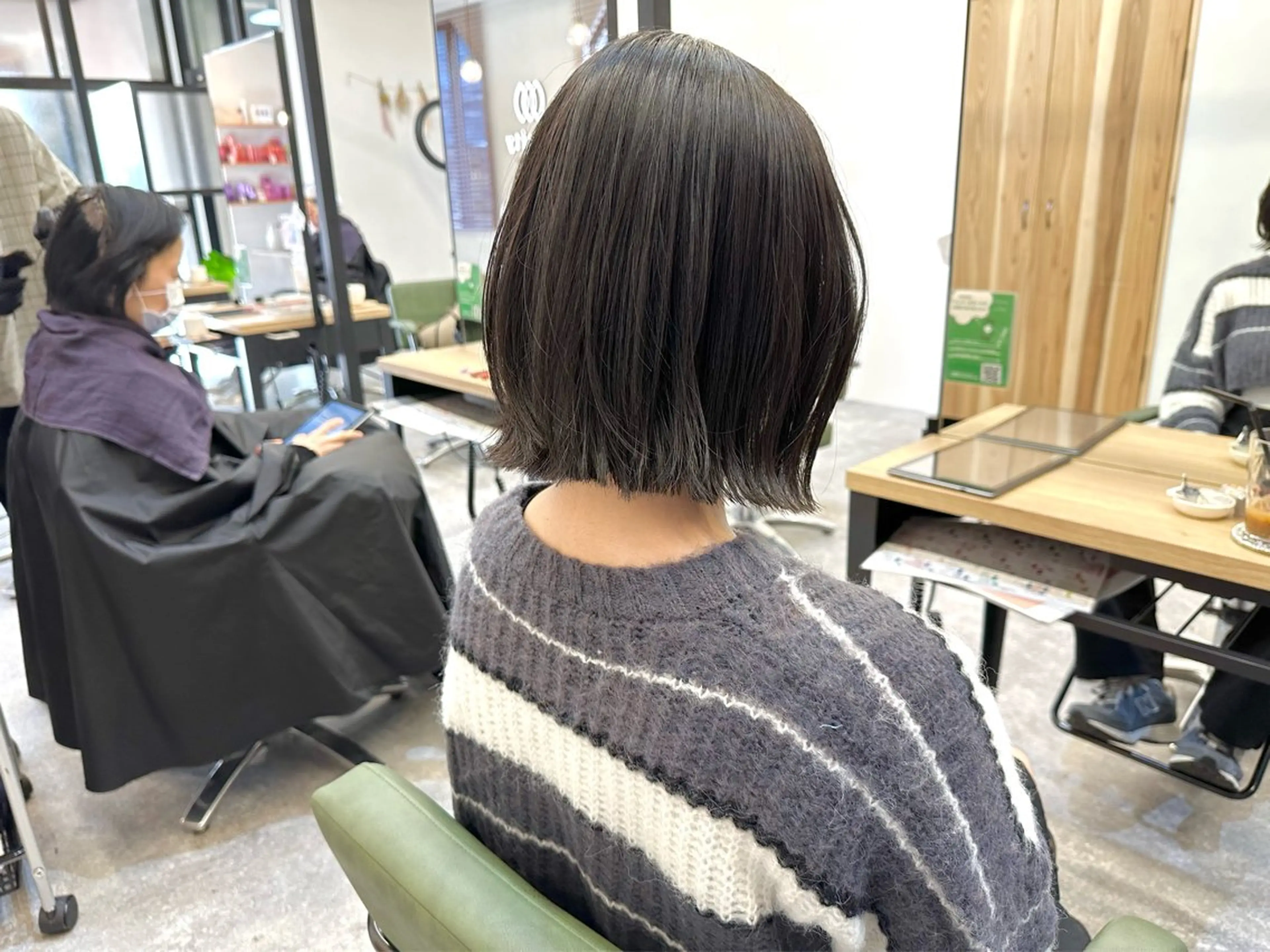 ショート カット 店長🌟小顔似合わせ デザインカラー◎古田のヘアスタイル