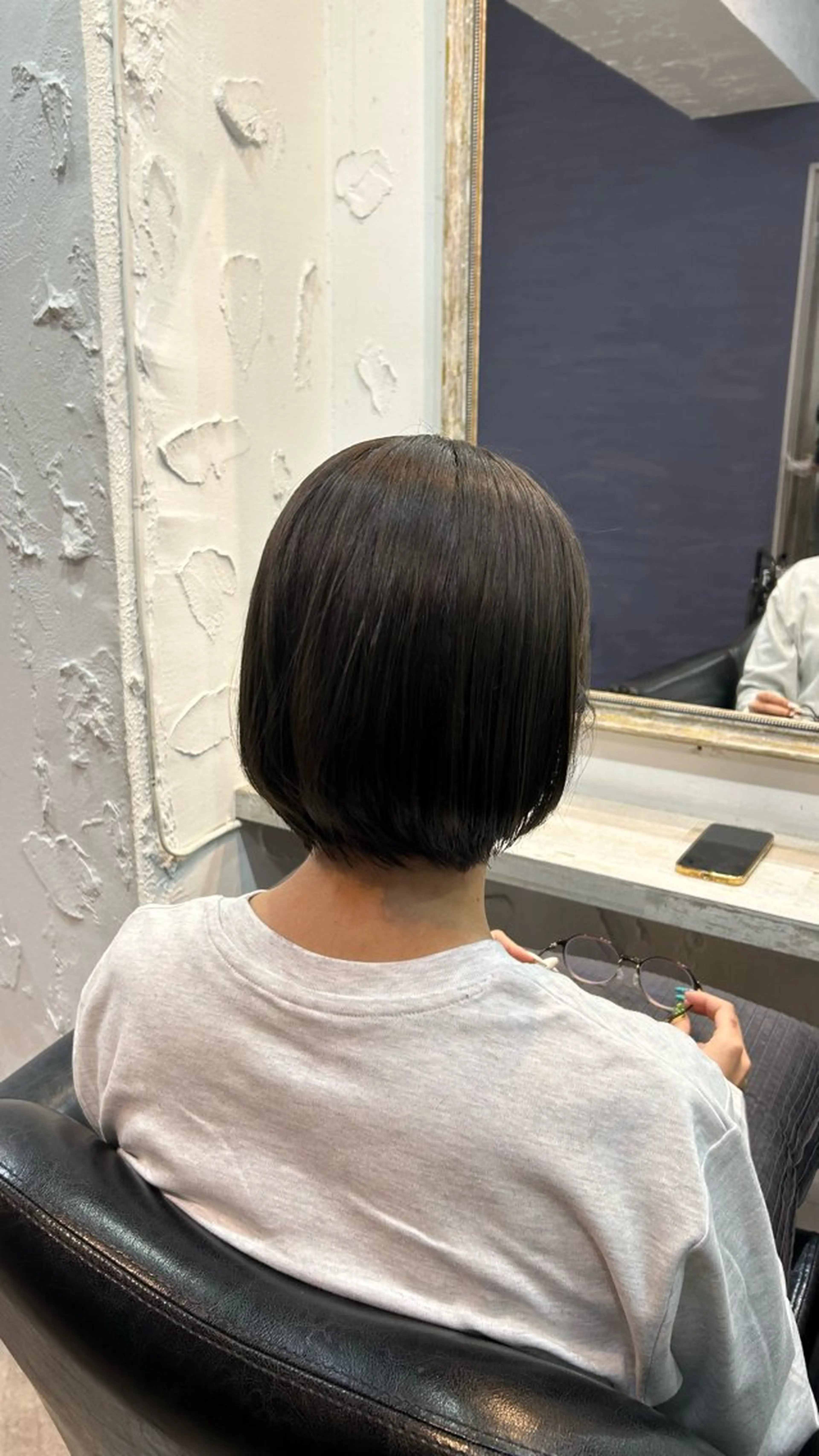 ショート カラー ショートボブ ボブ ショートヘア HONAMI ．のヘアスタイル