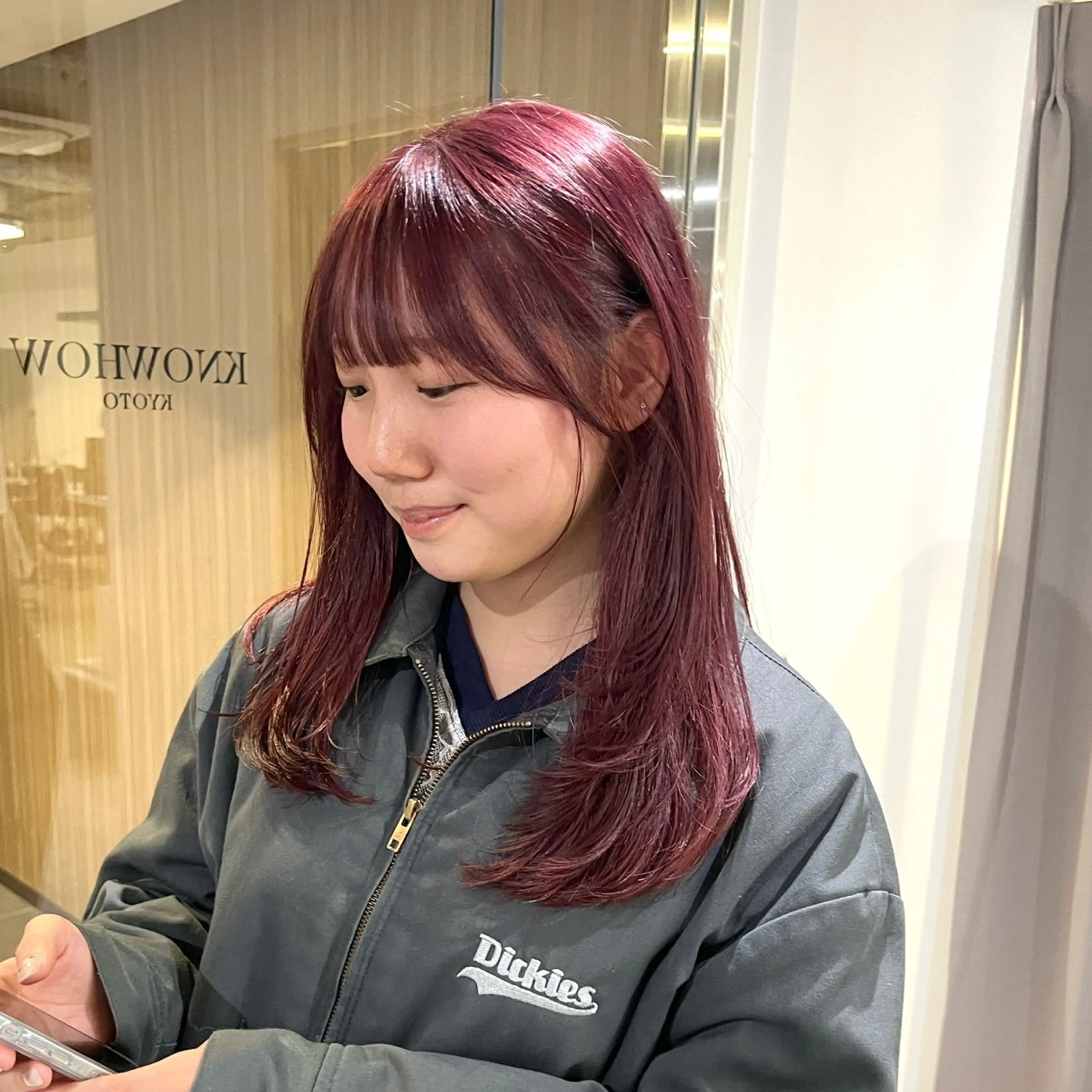 ロング カラー ロングレイヤー ラベンダーカラー ピンクカラー ピンクラベンダー レイヤーカット カット ヘアカラー パーマ ナチュラルヘア/ 似合わせ/三宅 昌太のヘアスタイル