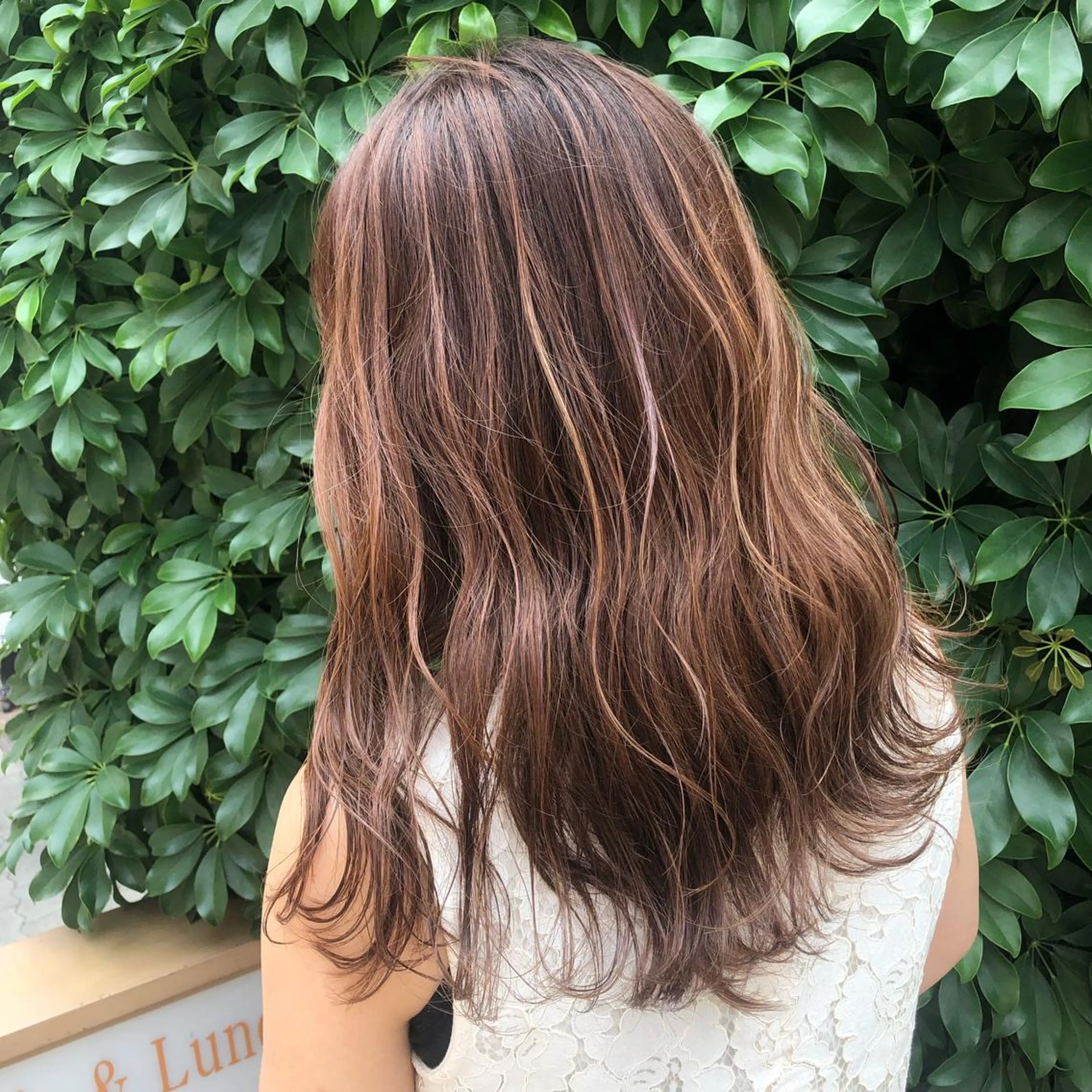 ロング カット ヘアカラー L.C.E心斎橋WEST所属・野上 綾香のヘアスタイル