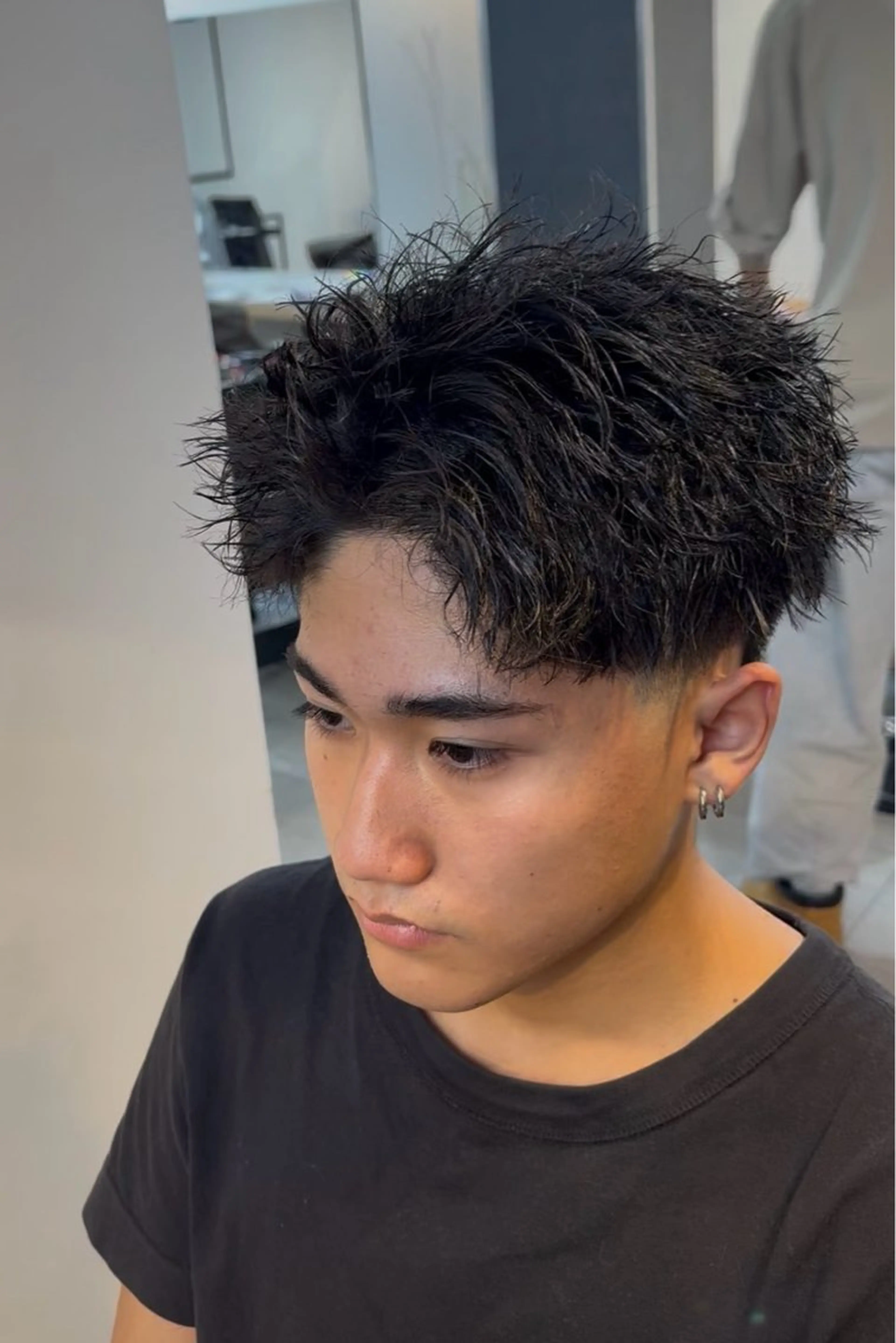 メンズ カット パーマ 直毛改善特化美容師/ 大森雄貴のヘアスタイル