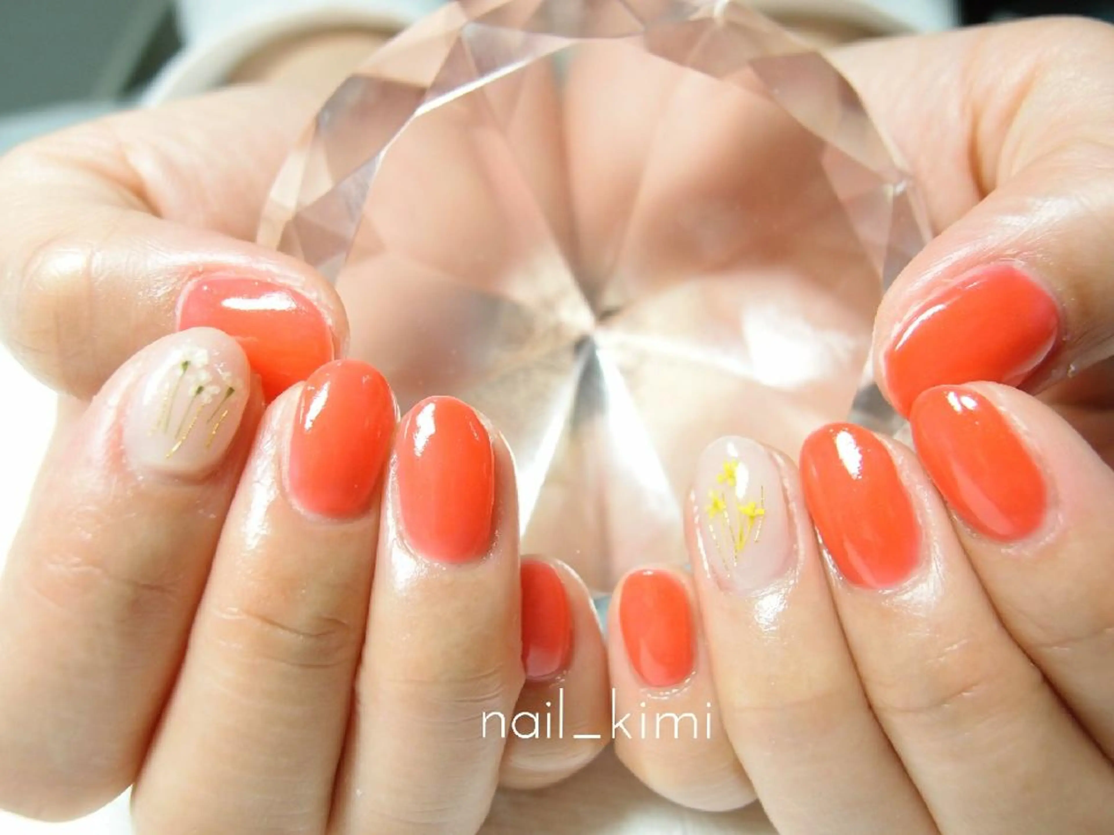 ネイル アートネイル ワンカラーネイル ETHOSENSE. kimikaのネイルデザイン