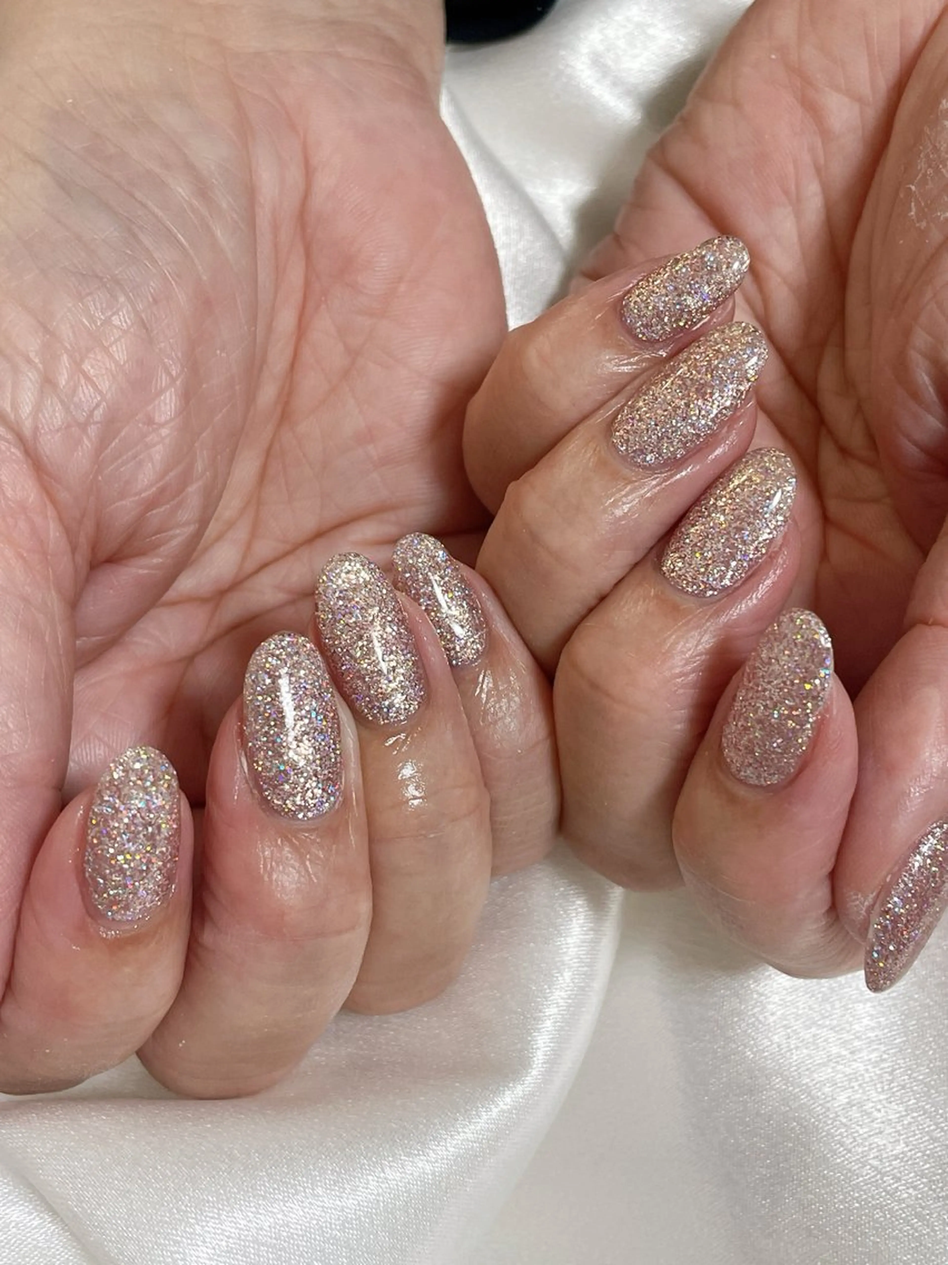 ネイル オーロラネイル 桜ネイル フラワーネイル フットネイル フレンチネイル ハンドネイル mogunail &blowのネイルデザイン