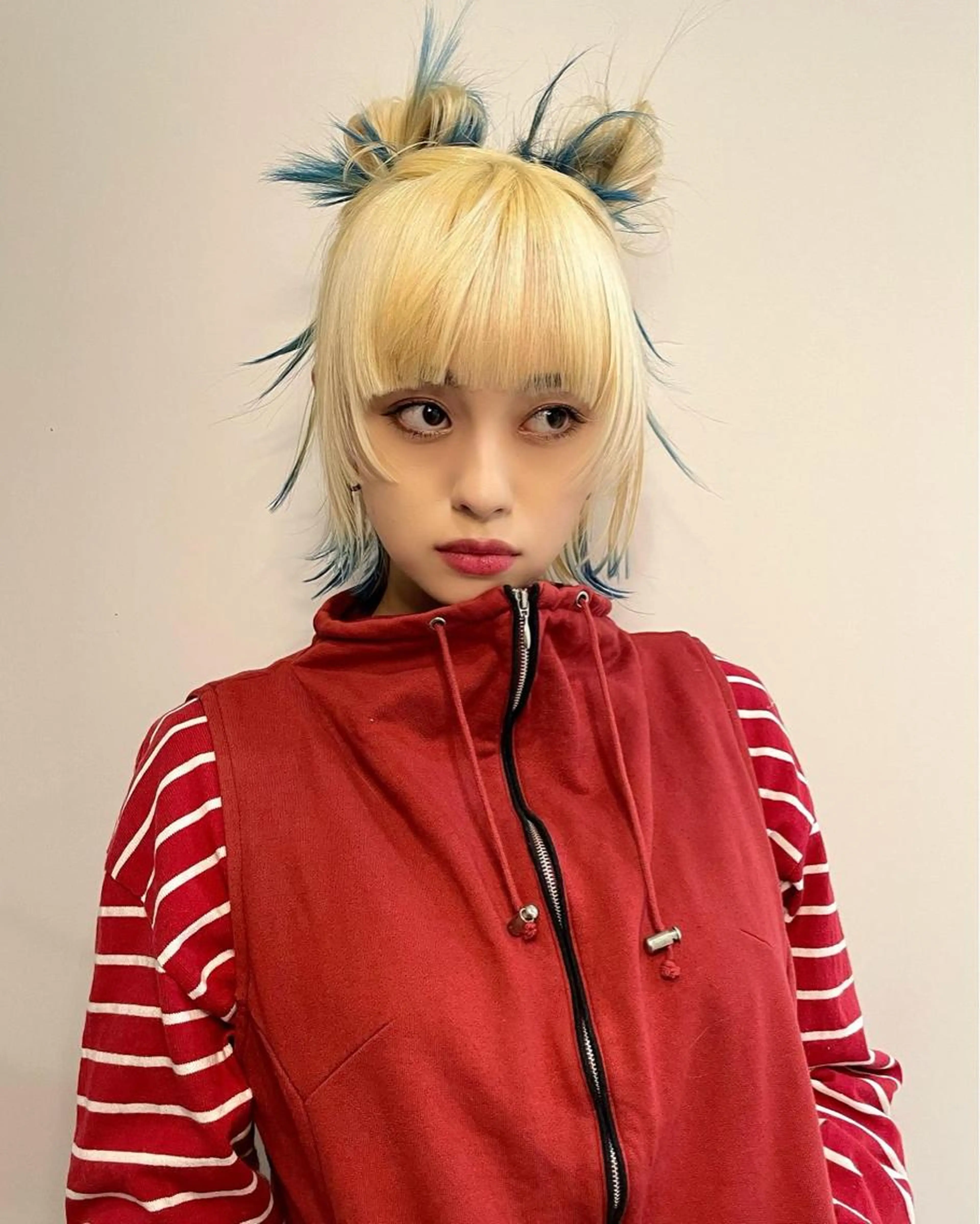 新規限定　カット＋ダブルカラー＋オーダーメイドトリートメント　#ウルフ　#ブリーチカラー #ボブ#姫カットの写真