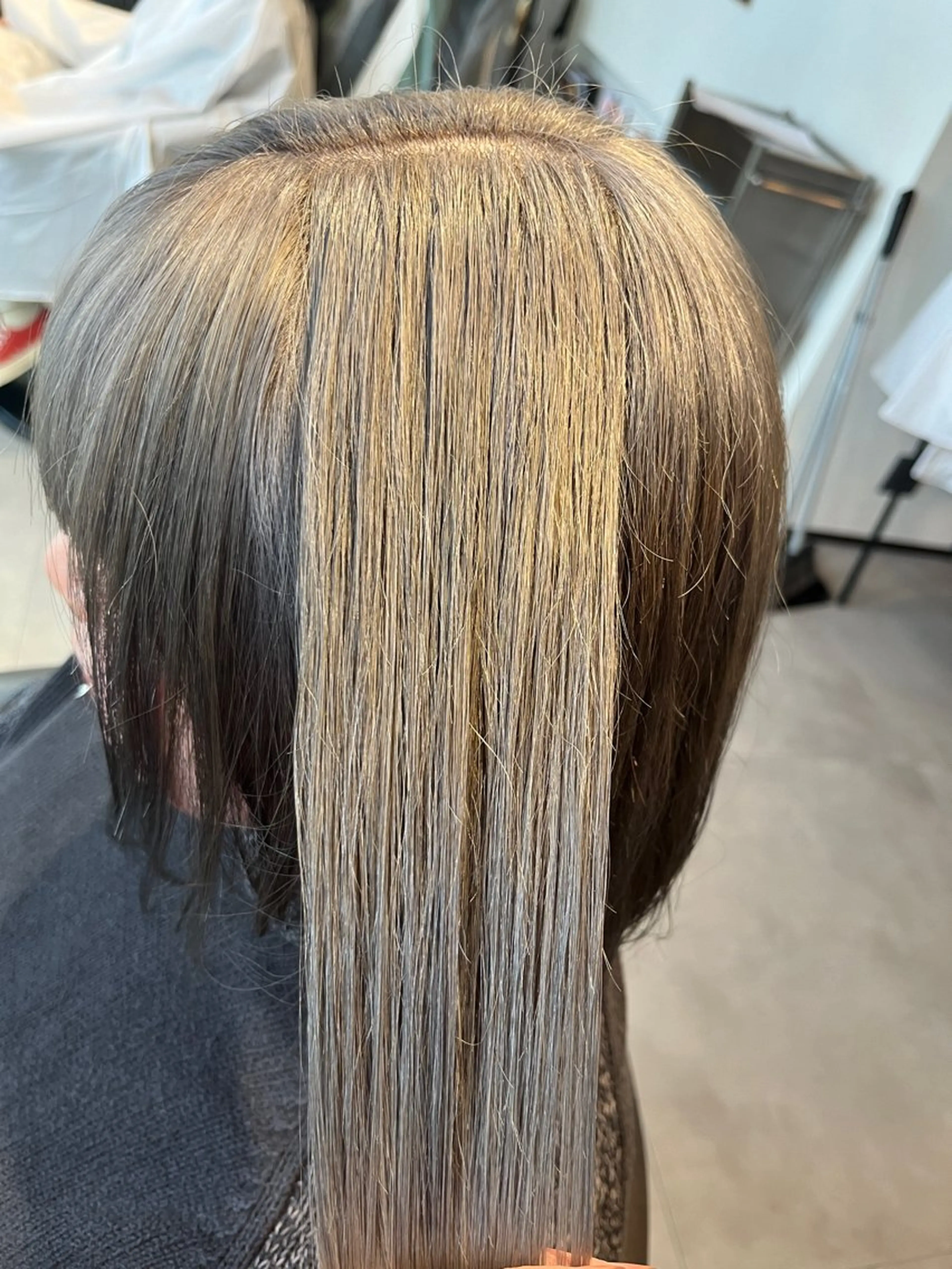 ミディアム カラー カット ヘアカラー 🫧透明感カラー🫧 SHINSEIのヘアスタイル