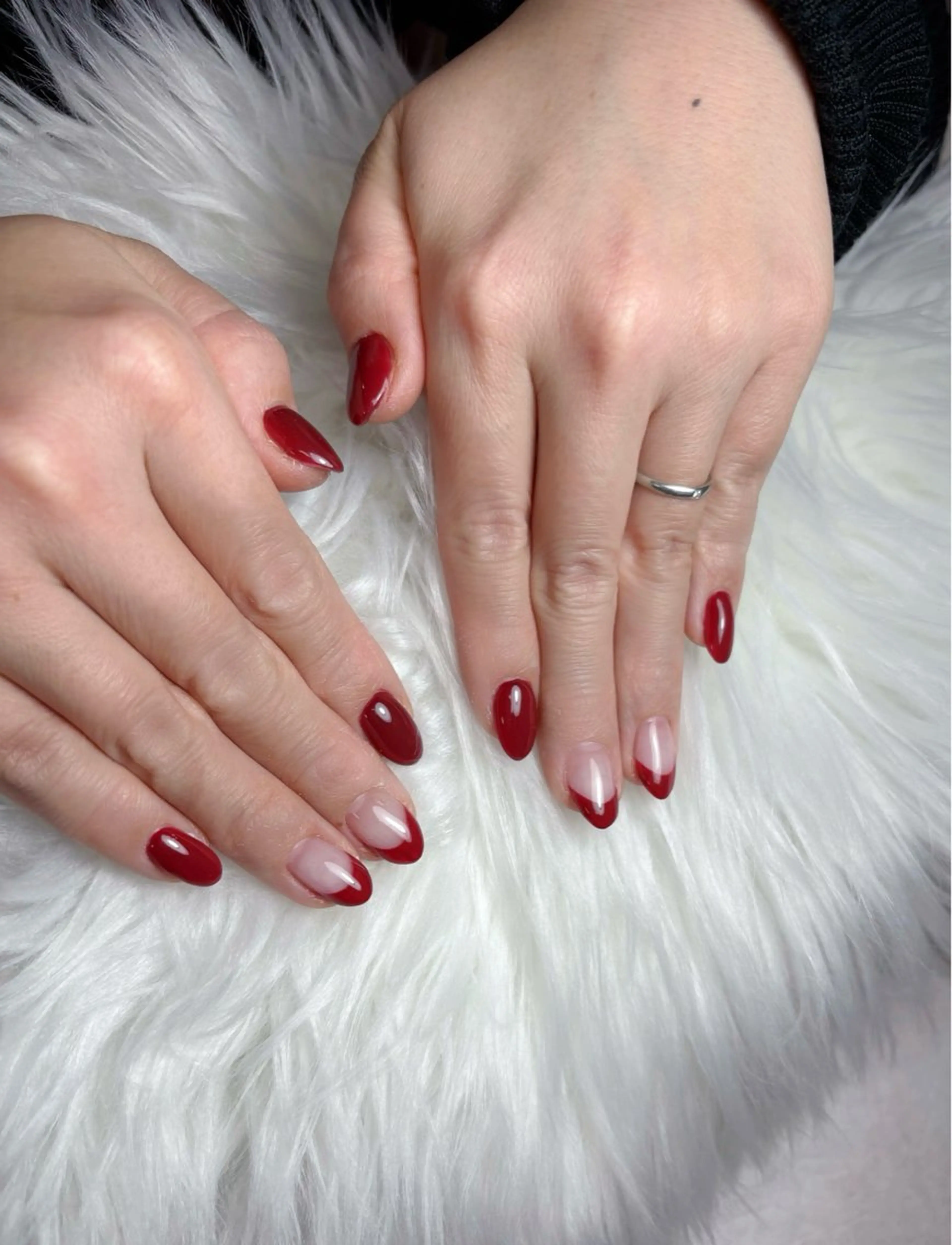 ハンド フレンチ オフなしの写真