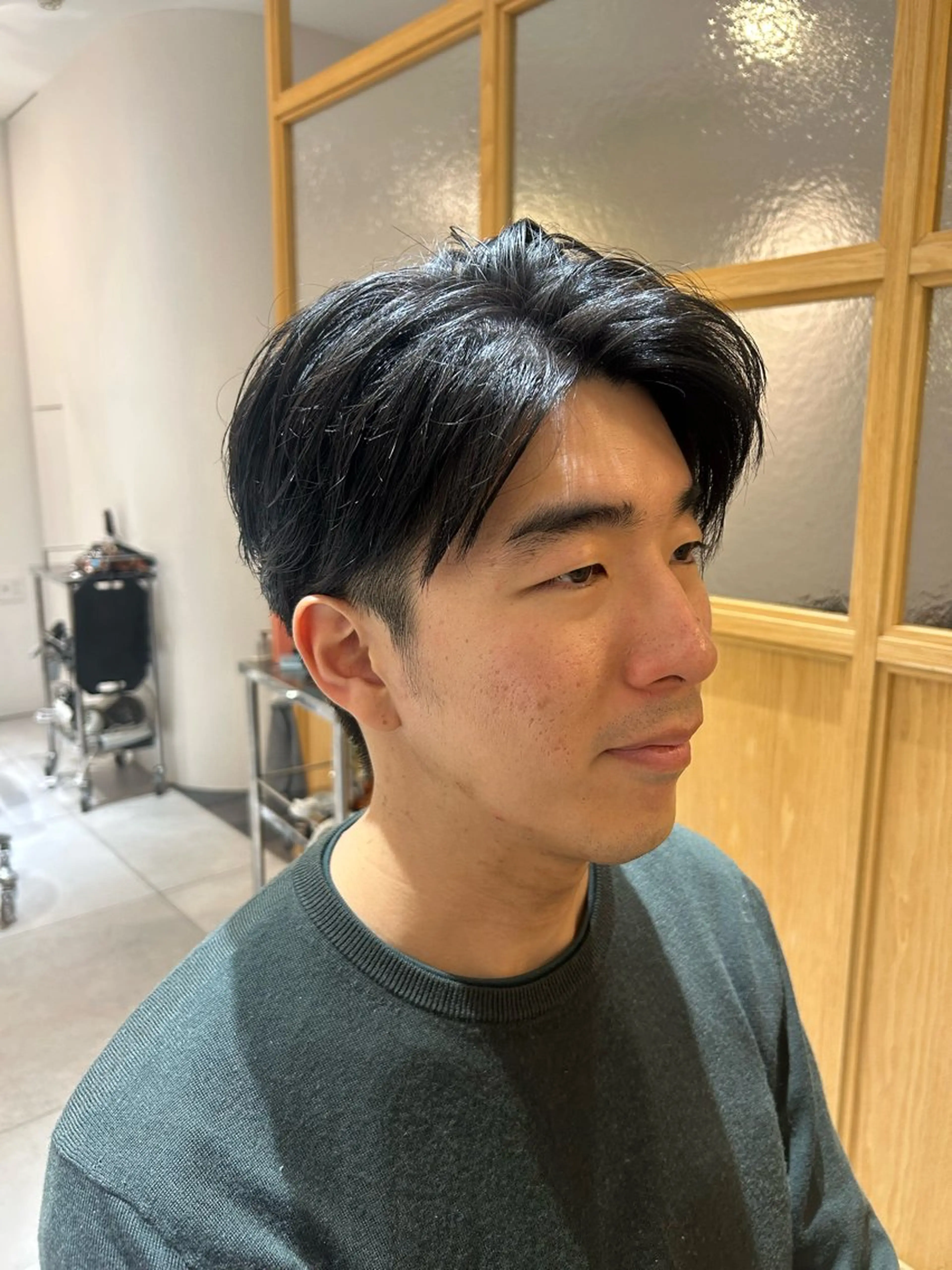 メンズ ビジネス 前竹 那生のヘアスタイル