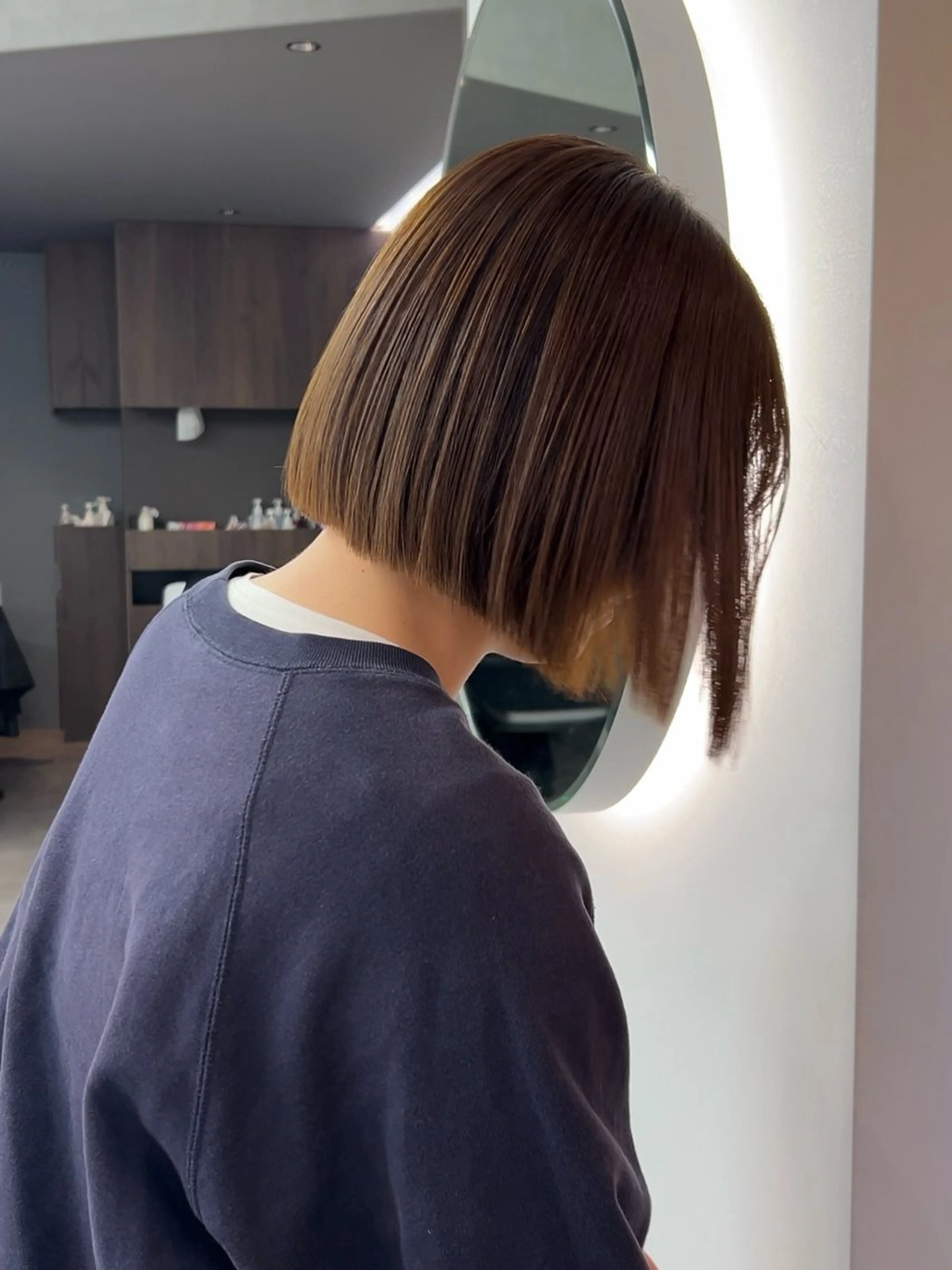 ショート ショートヘア 縮毛矯正/福田梢のヘアスタイル