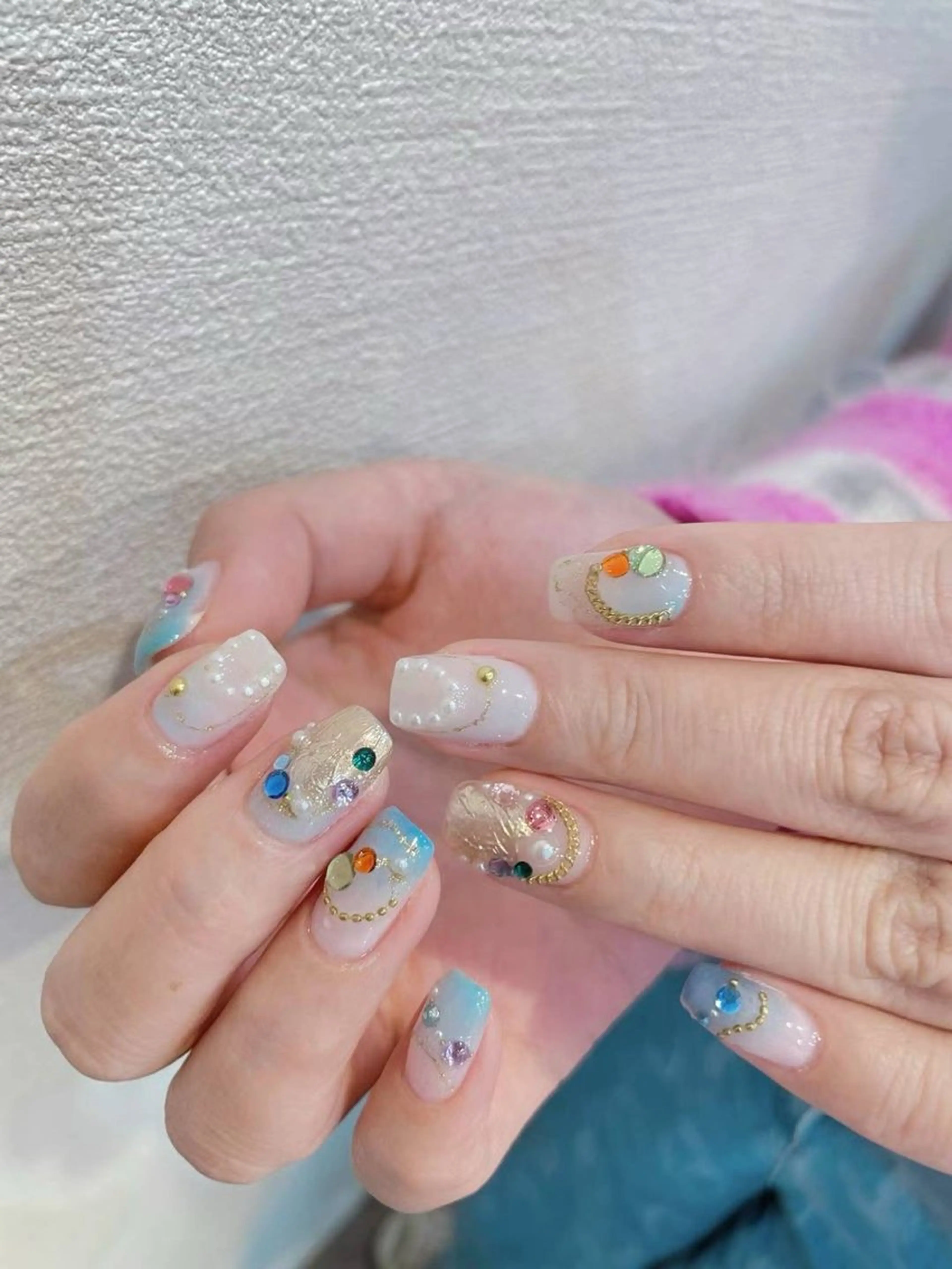 ネイル アートネイル フラワーネイル フットネイル ジェルネイル キラキラネイル Babarla Nailのネイルデザイン
