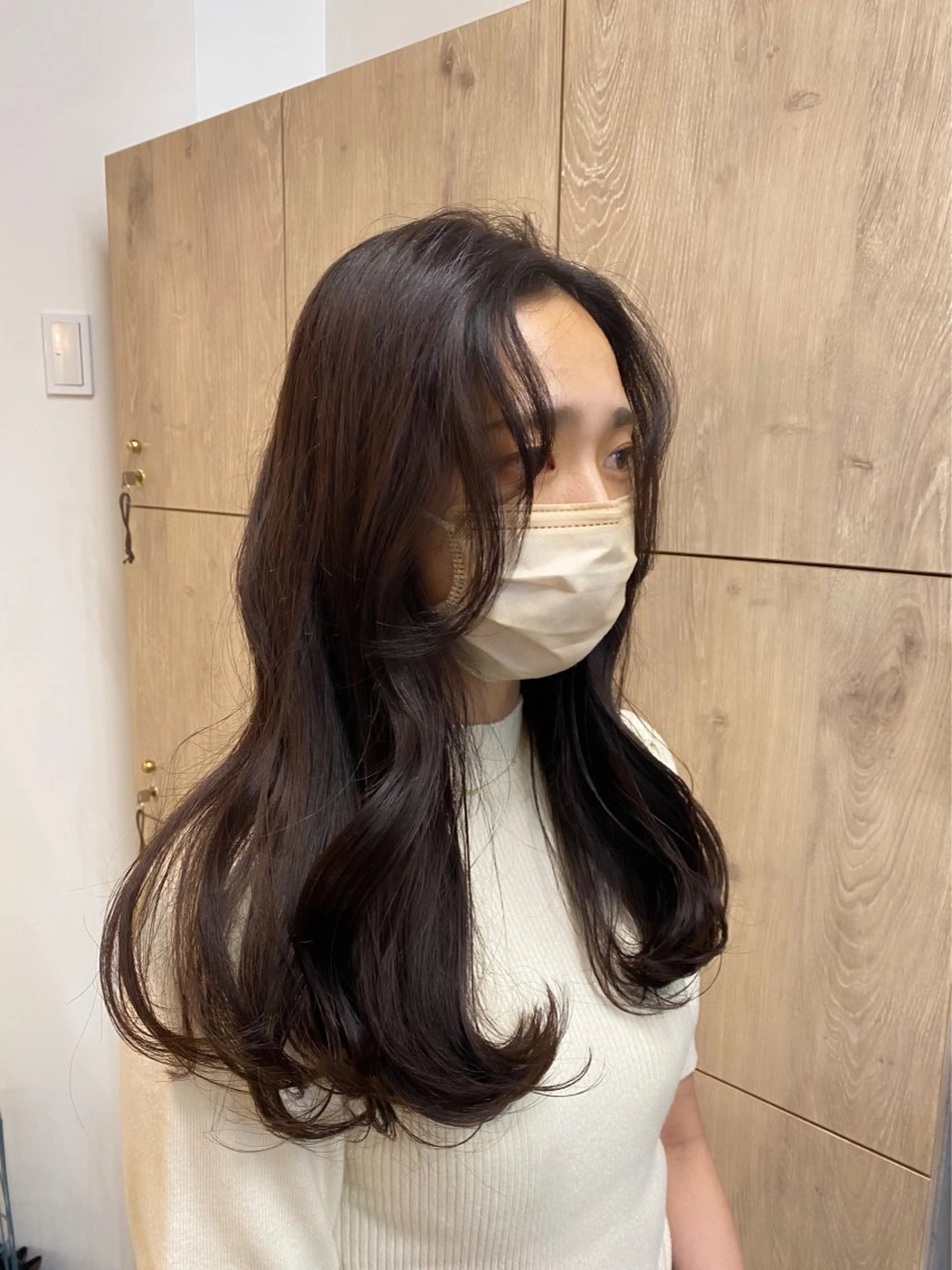 ロング カット ヘアカラー トリートメント sanae /透明感カラーのヘアスタイル