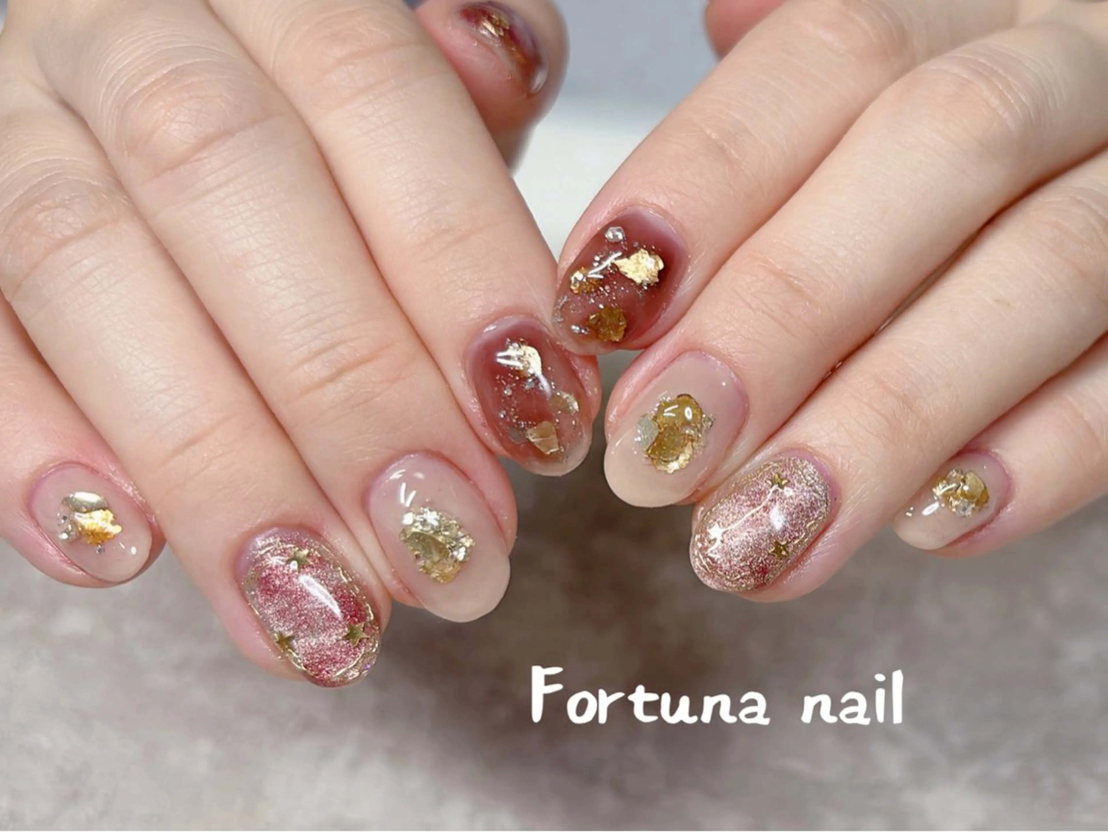 ネイル ハンドネイル Nail •Head スパFortunaのネイルデザイン