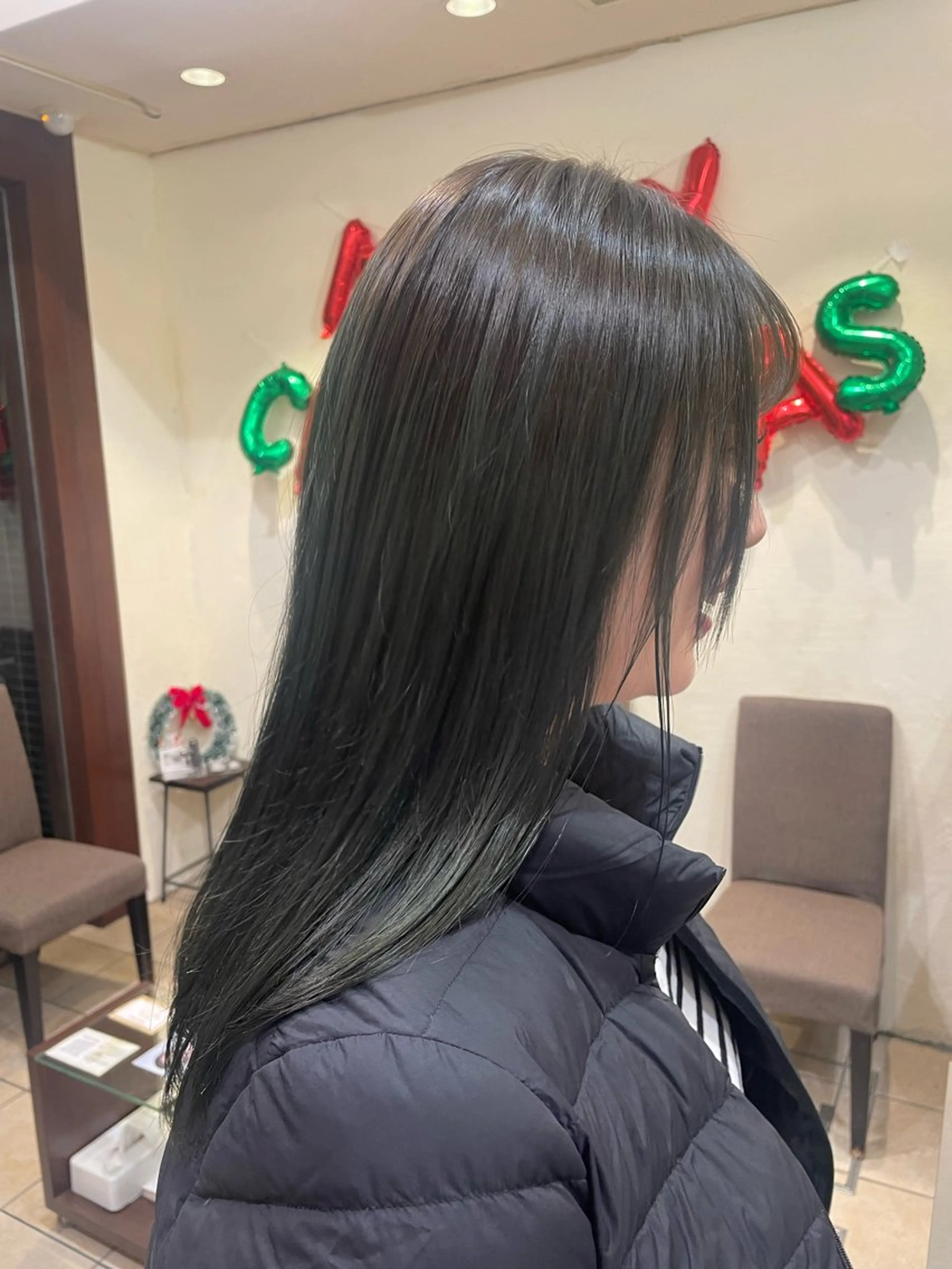 カラー ヘアカラー トリートメント 桑田 新菜のヘアスタイル