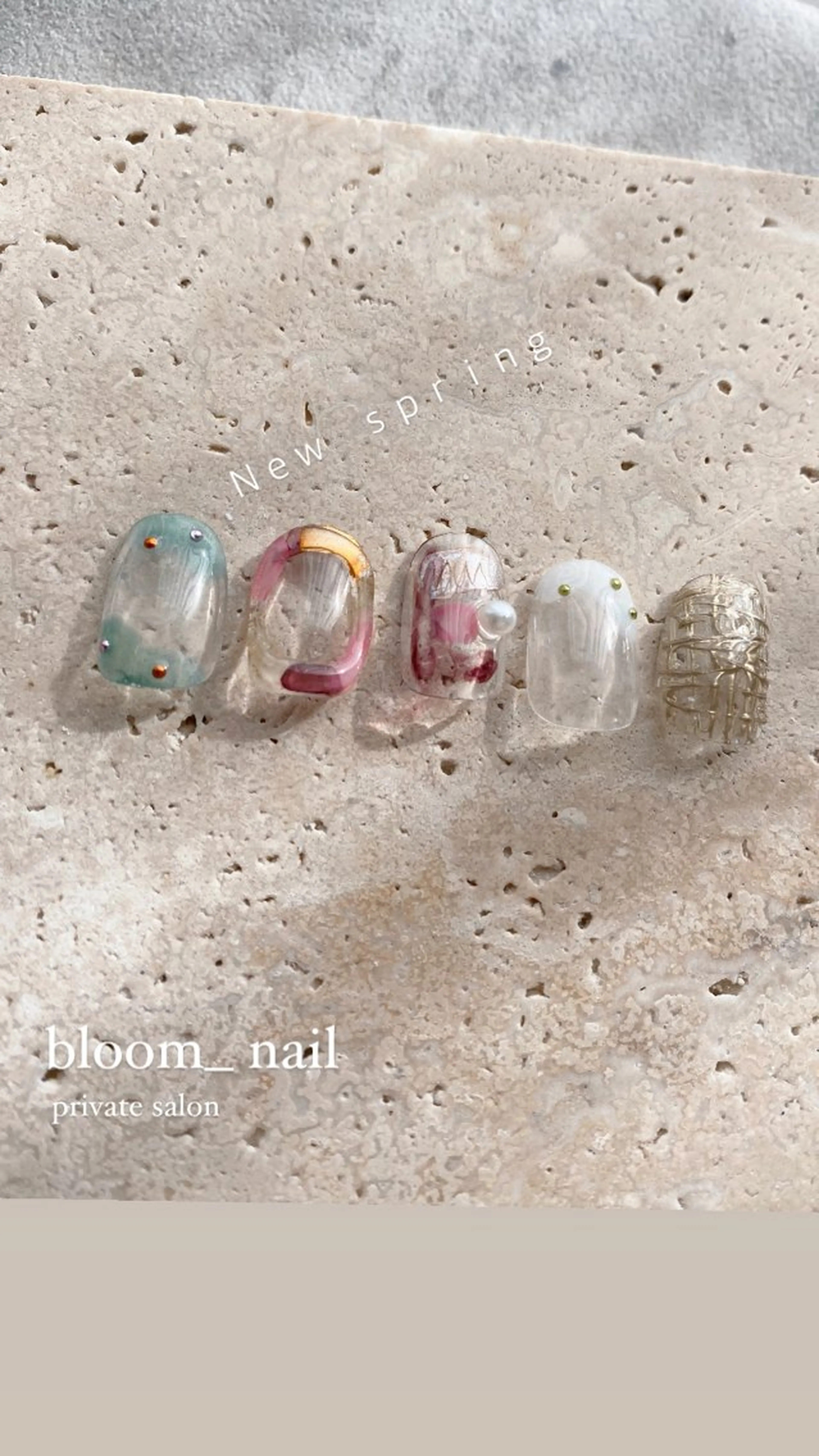 ネイル アートネイル ジェルネイル マグネットネイル マットネイル ミラーネイル bloom_ nailのネイルデザイン