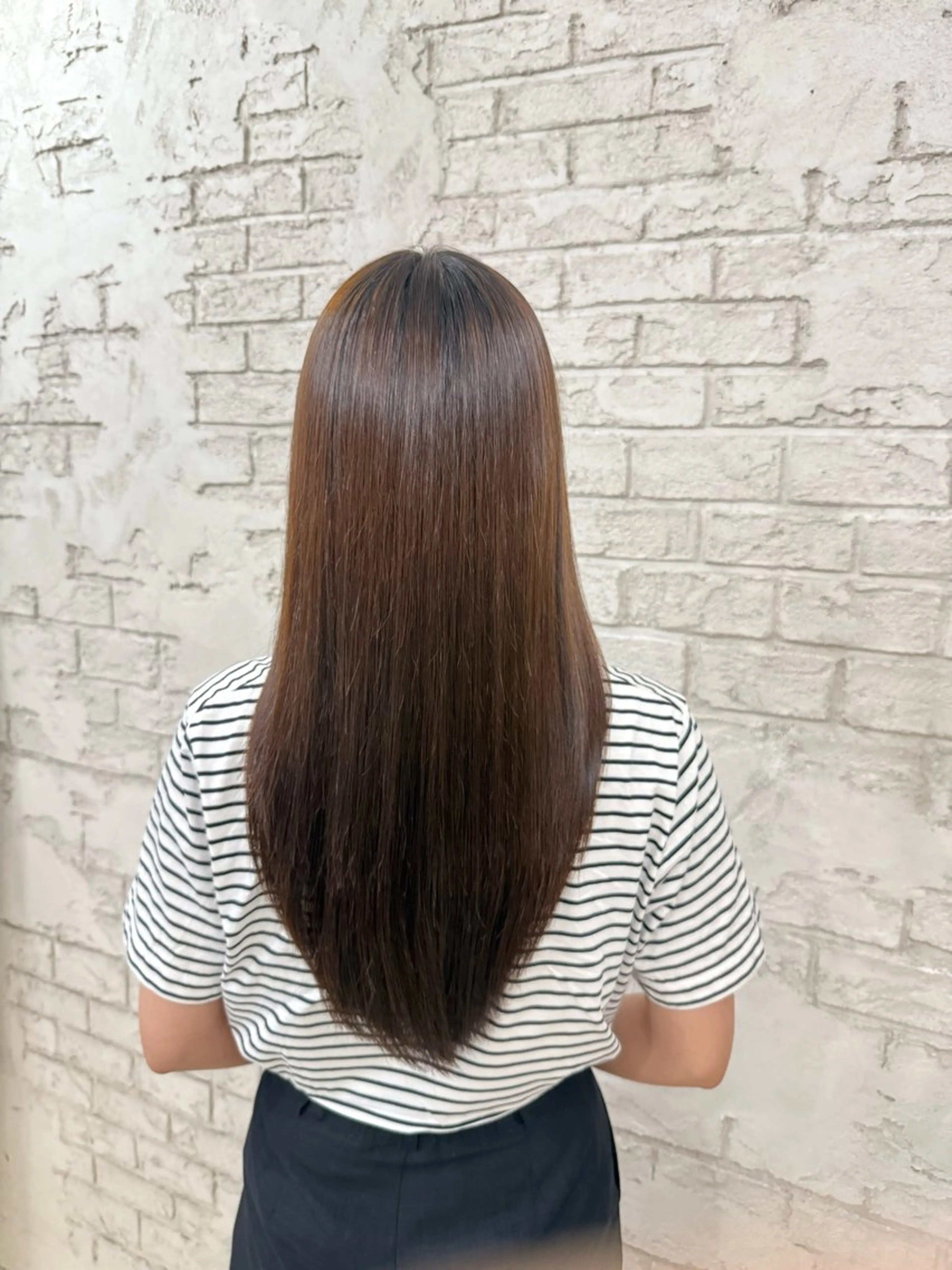 ロング 縮毛矯正 本日空きあり⭕️ モデル募集🫧采夏のヘアスタイル