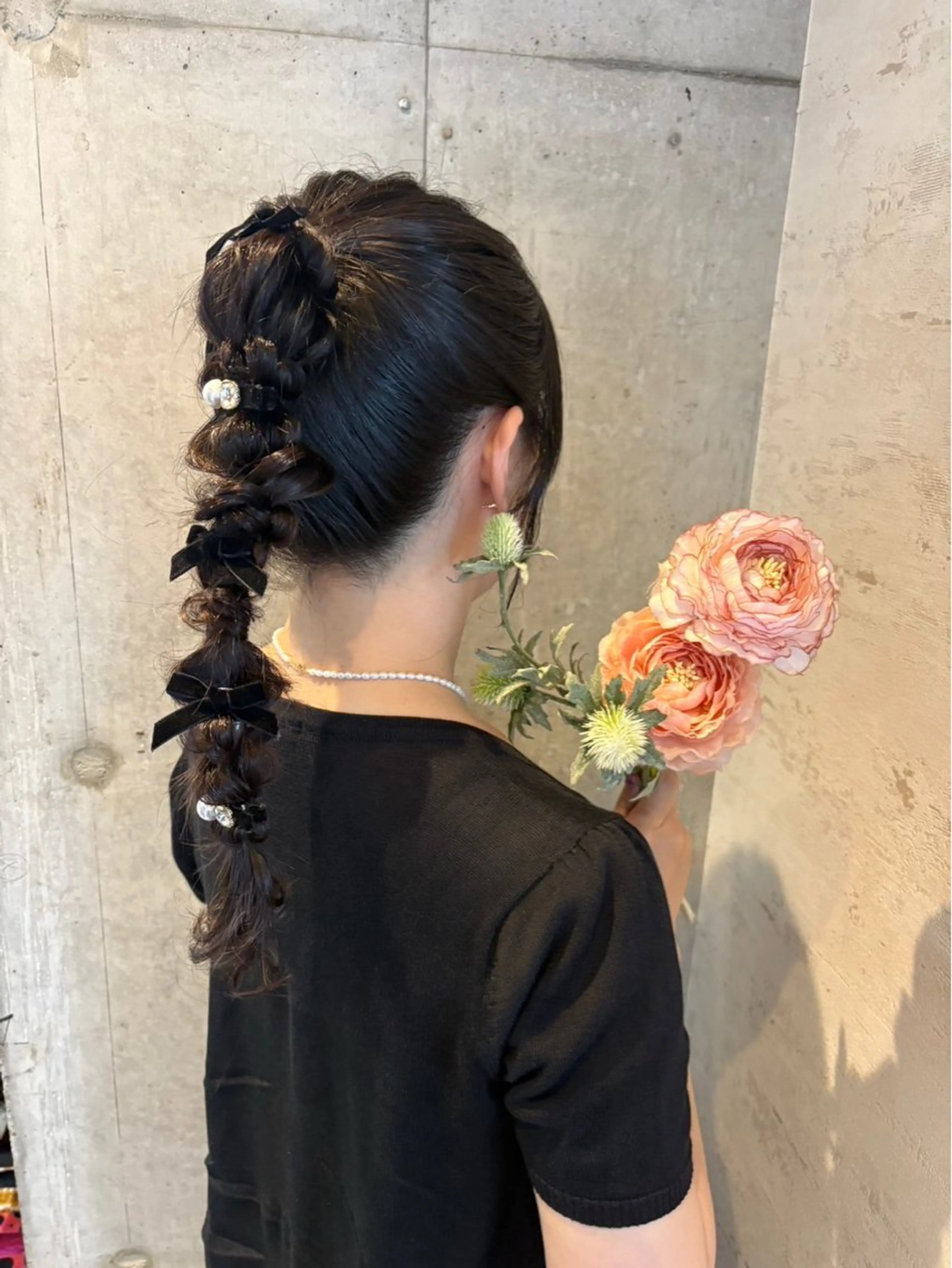ロング ヘアアレンジ ヘアセット 美髪× ヘアセット✨Araiのヘアスタイル