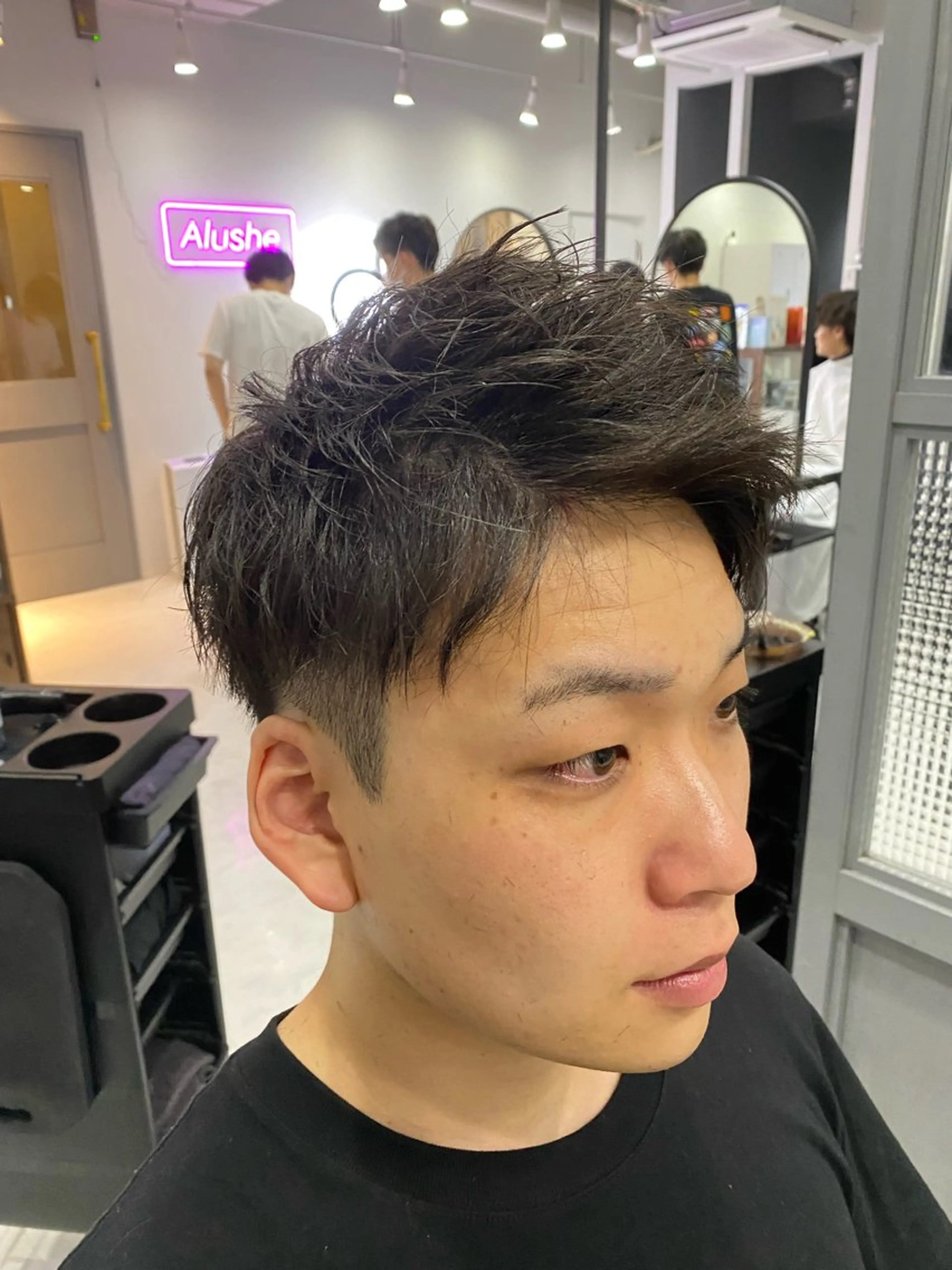 ショート メンズ カット 🟣メンズパーマ 川端 永遠🟣のヘアスタイル