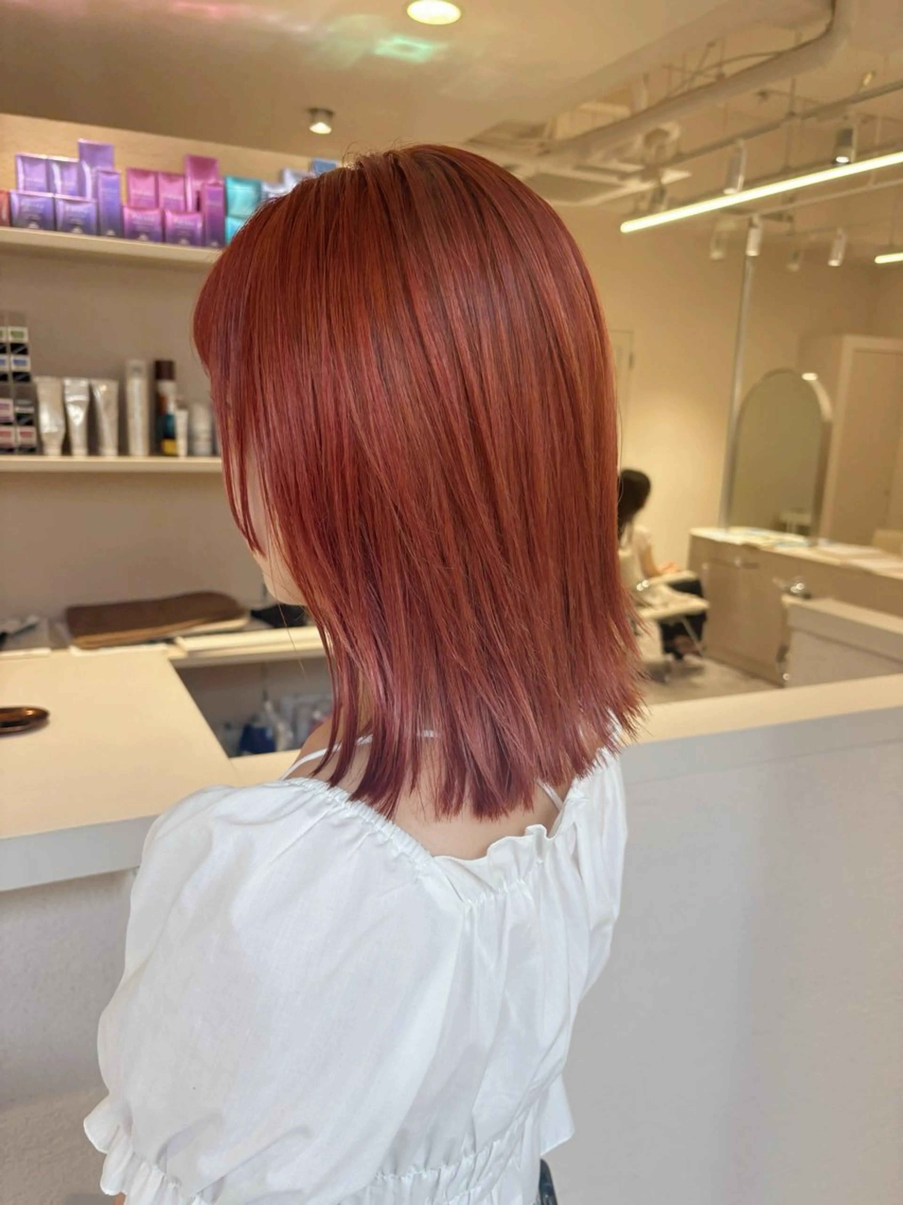 ミディアム カラー カット ヘアカラー トリートメント メンズパーマ特化🔥 ツイスパ/シャドウのヘアスタイル