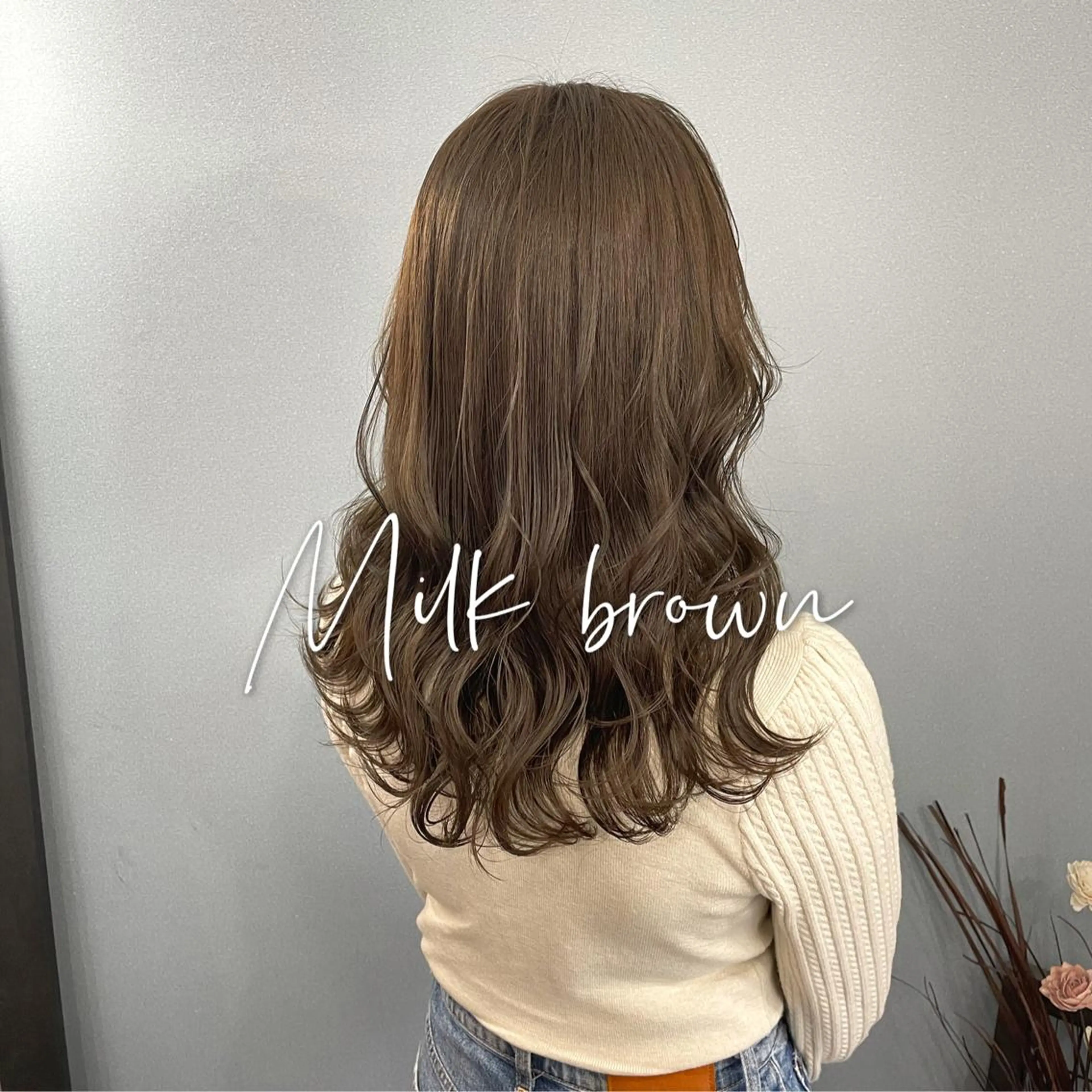 セミロング カラー ブラウンカラー カット 【 DIPTH 】 代表コウキ🥇のヘアスタイル