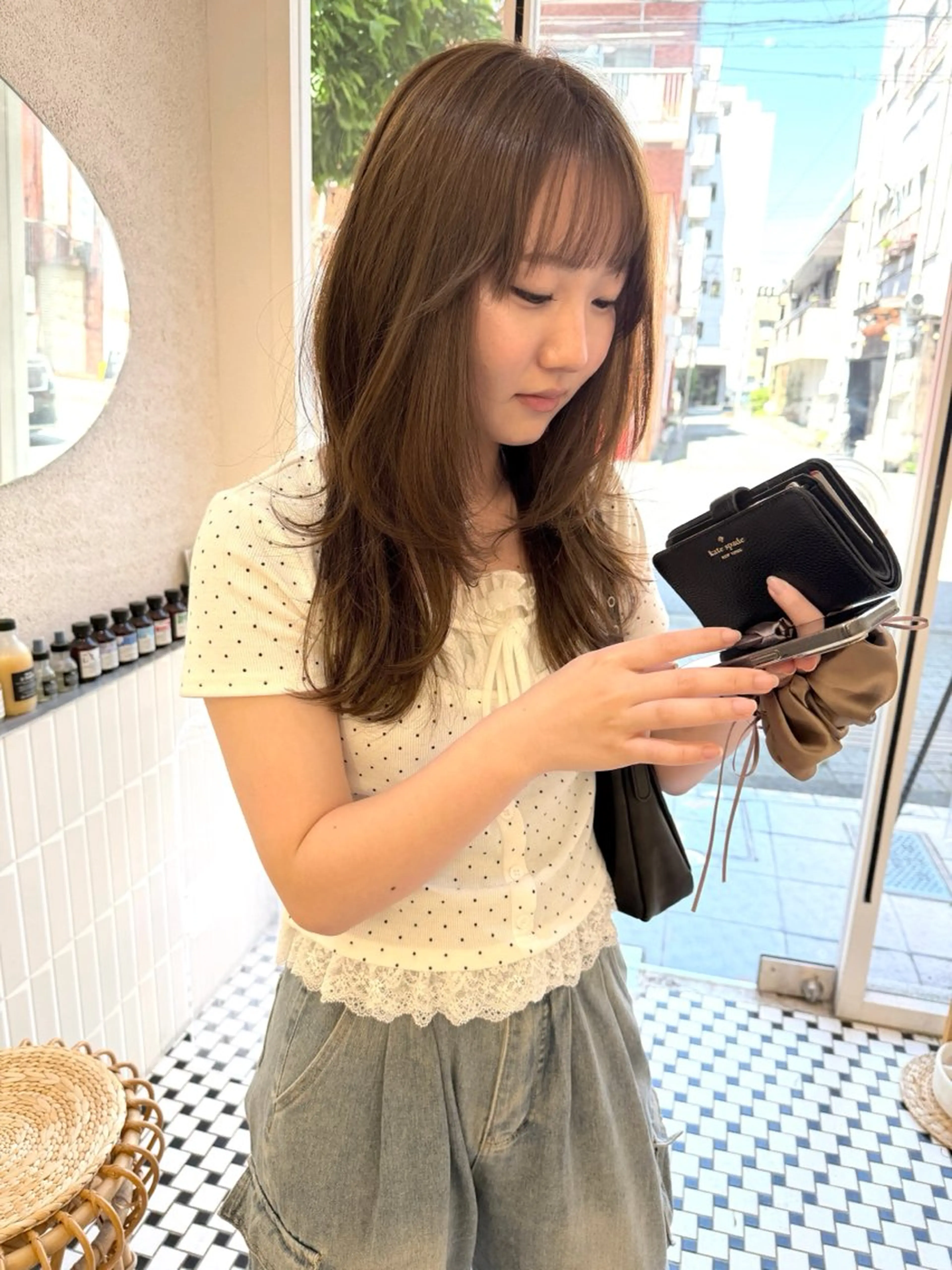 ミディアム カラー ブリーチ ブリーチなしカラー ヘアカラー ralme/sol 髙橋一哉のヘアスタイル