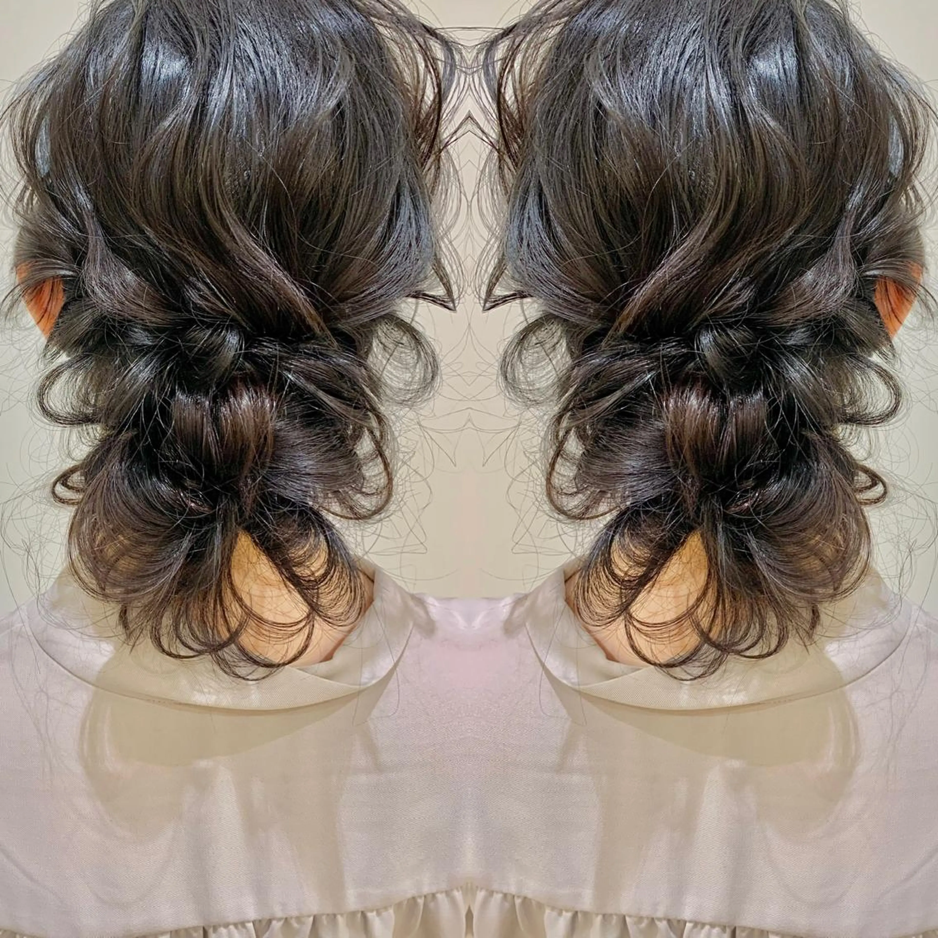 セミロング カラー ヘアアレンジ 伊藤 裕貴のヘアスタイル