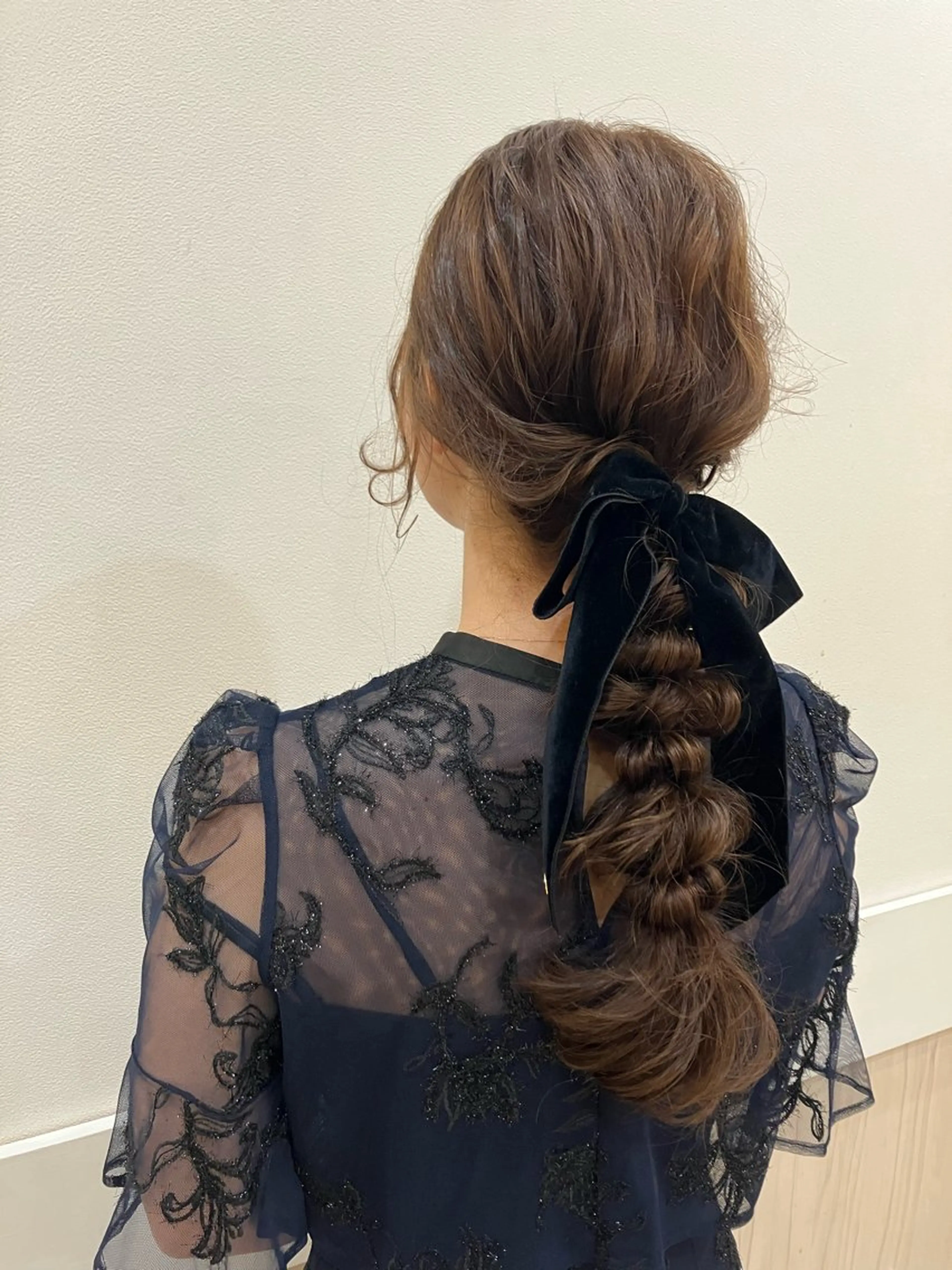 セミロング ヘアセット yukari 艶髪ヘアのヘアスタイル