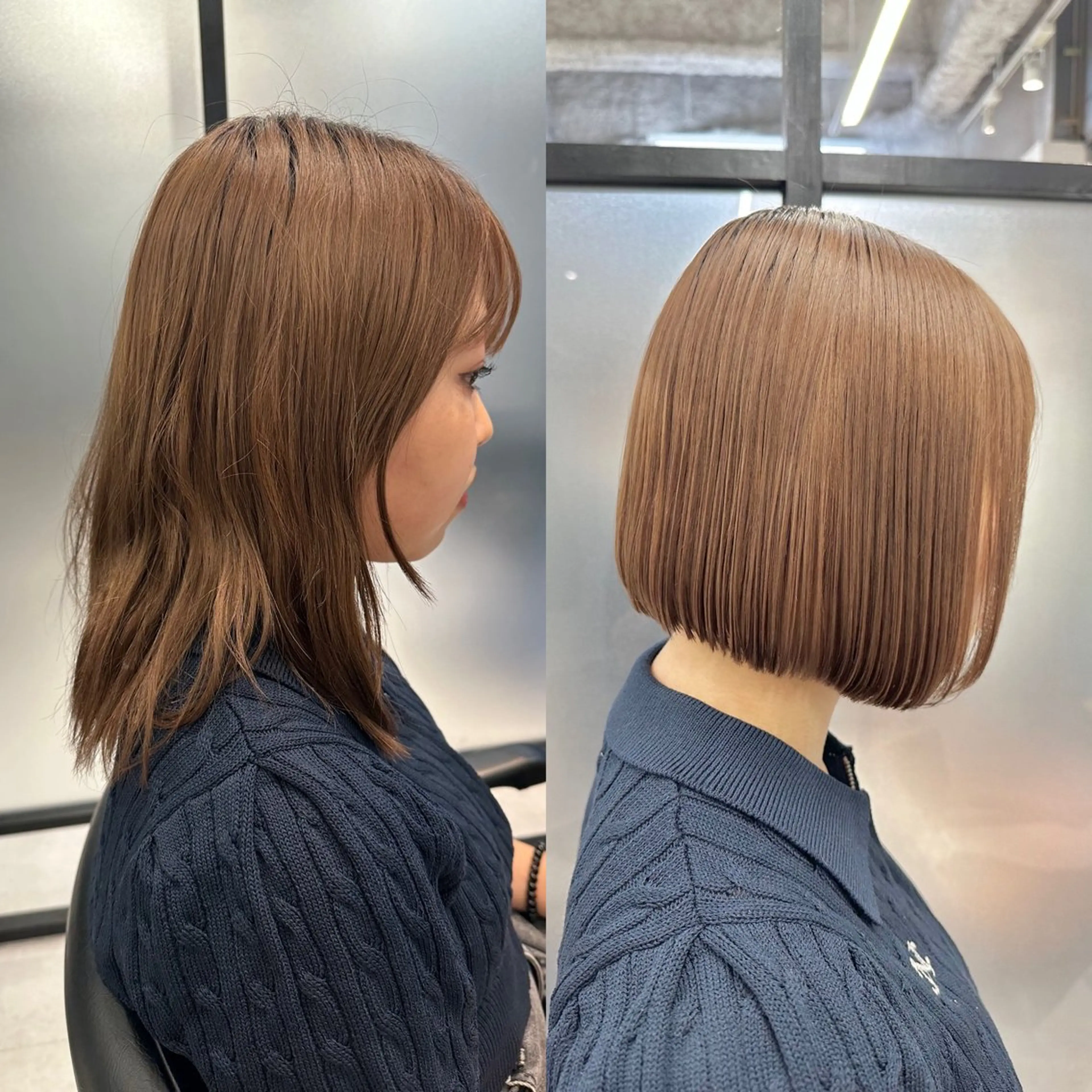 ショート ボブ カット ヘアカラー 縮毛矯正 トリートメント SALOWIN心斎橋Suite店所属・【髪質改善の専門店】 🫧鷹司郎のヘアスタイル