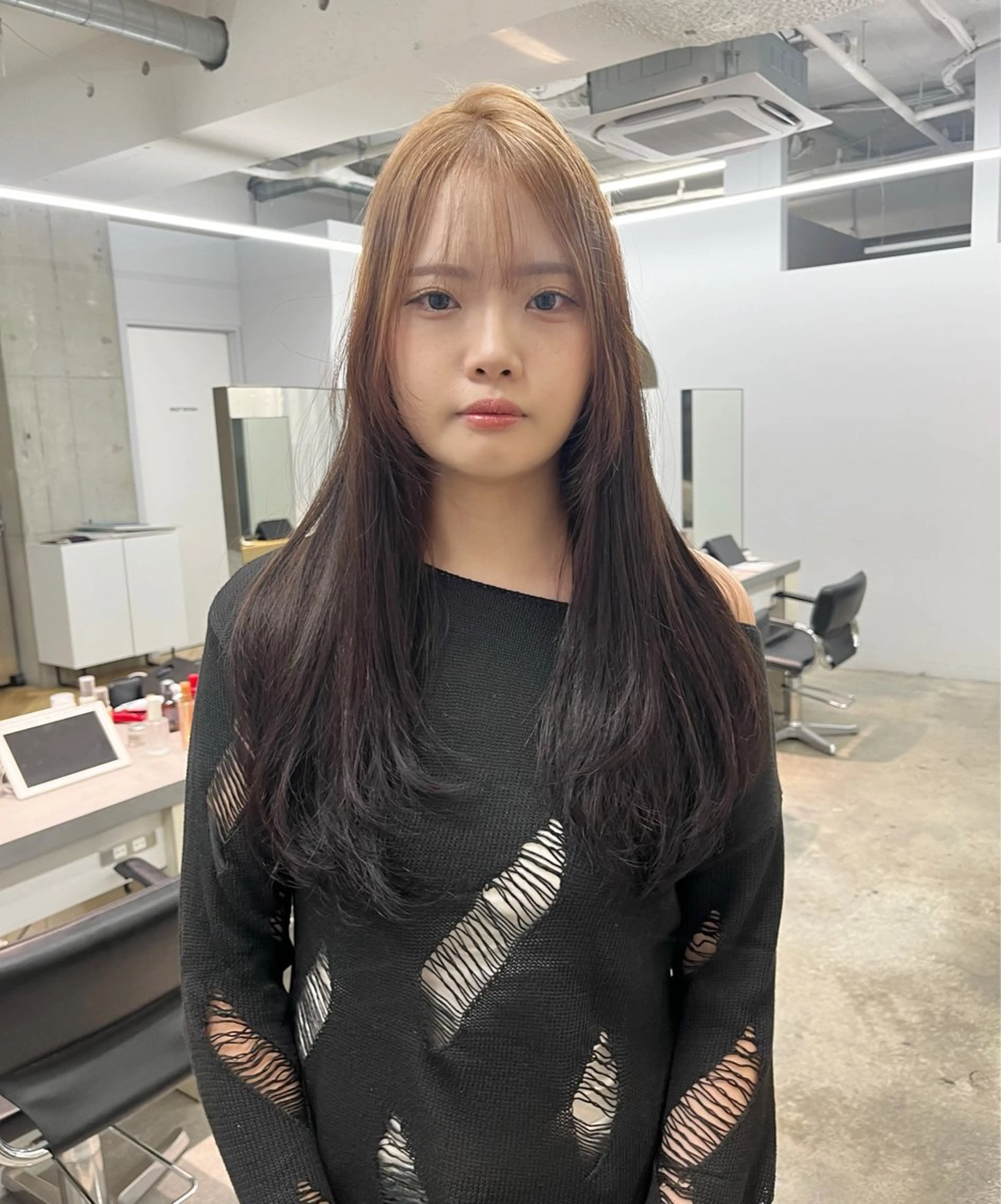 ロング 暖色ブリーチ ⭐️honokaのヘアスタイル