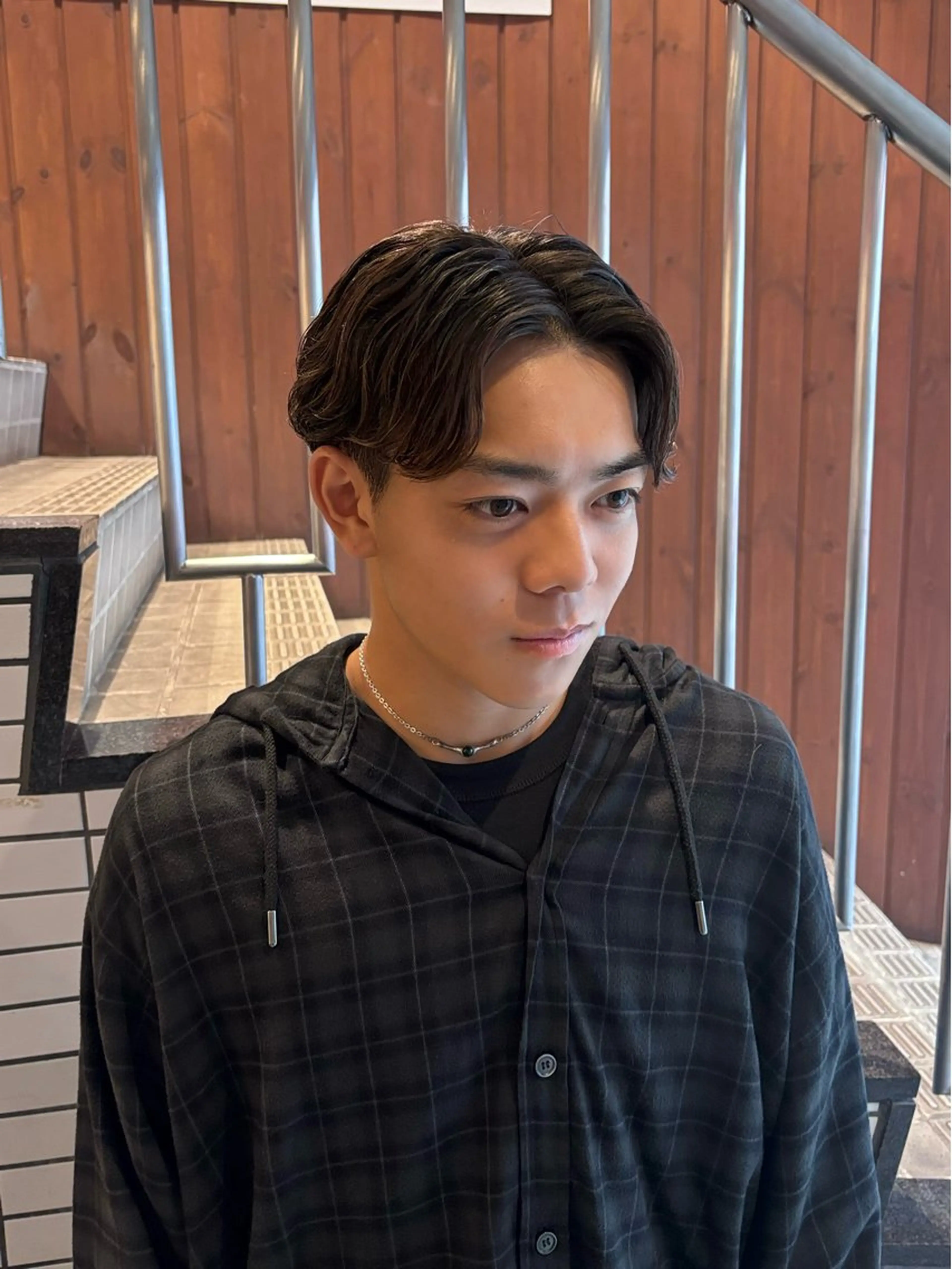 パーマ メンズ メンズパーマ ボブ/メンズ/パーマ /Tamakiのヘアスタイル