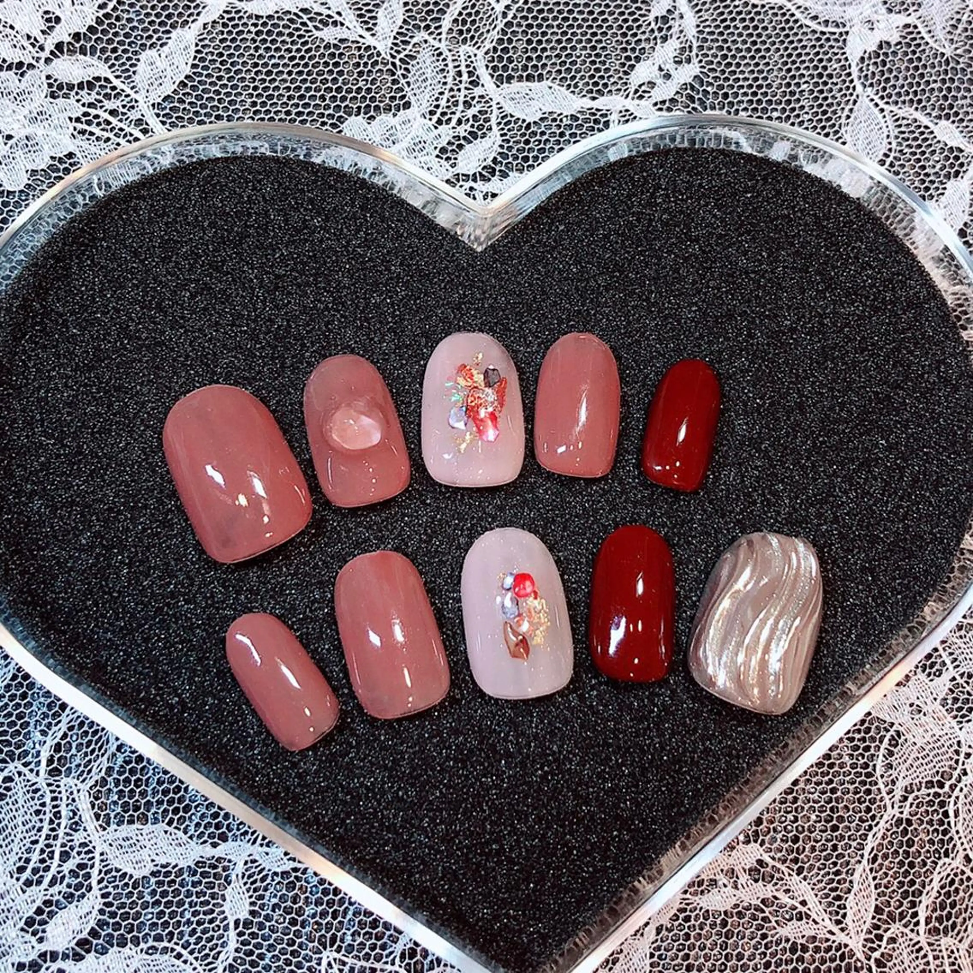 ネイル 成人式 ネイルチップ MISAKO nailのネイルデザイン