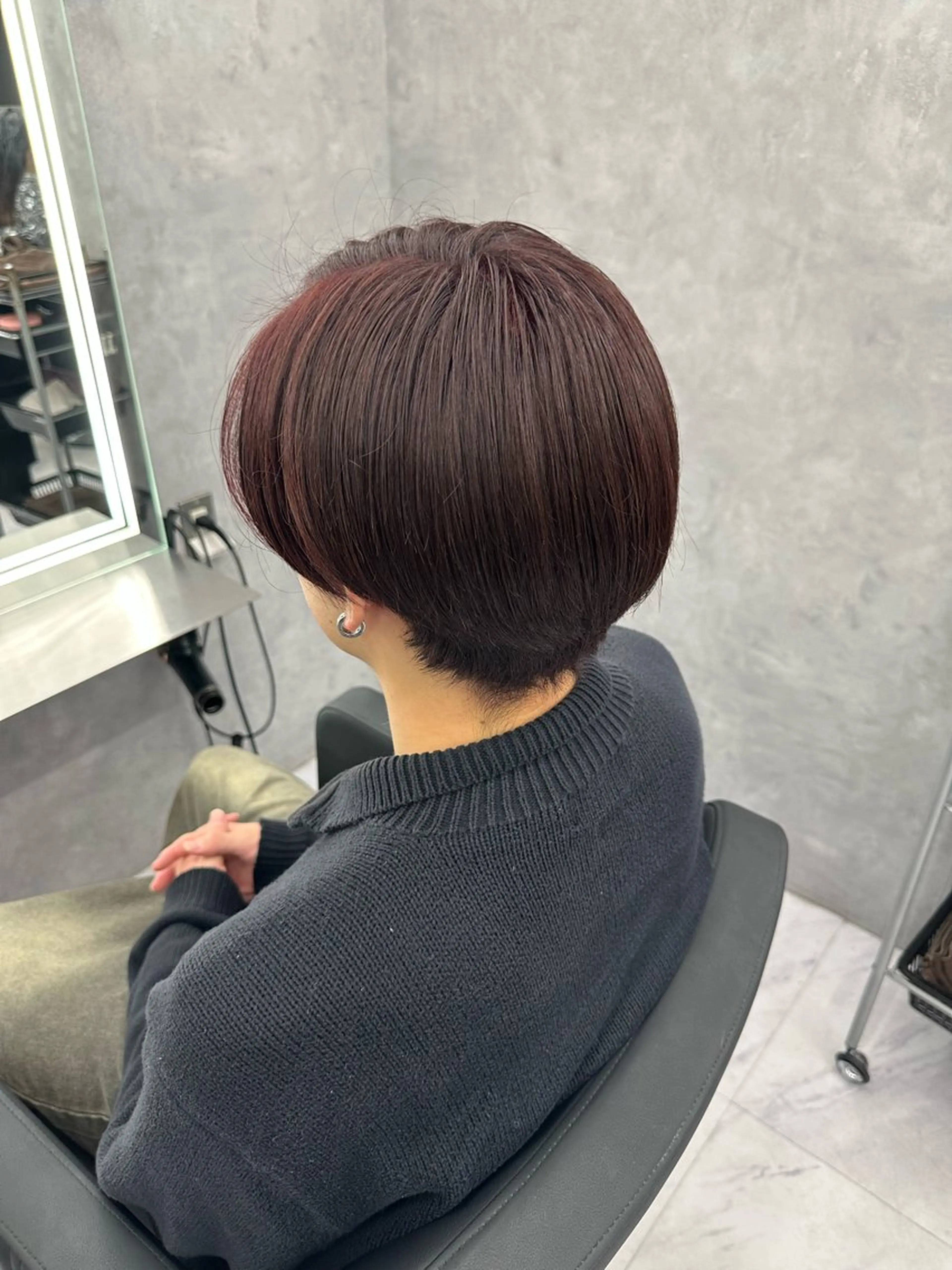 カラー ブリーチ ブリーチなしカラー レッドカラー ヘアカラー ハイトーン🪼派手髪 mahoのヘアスタイル