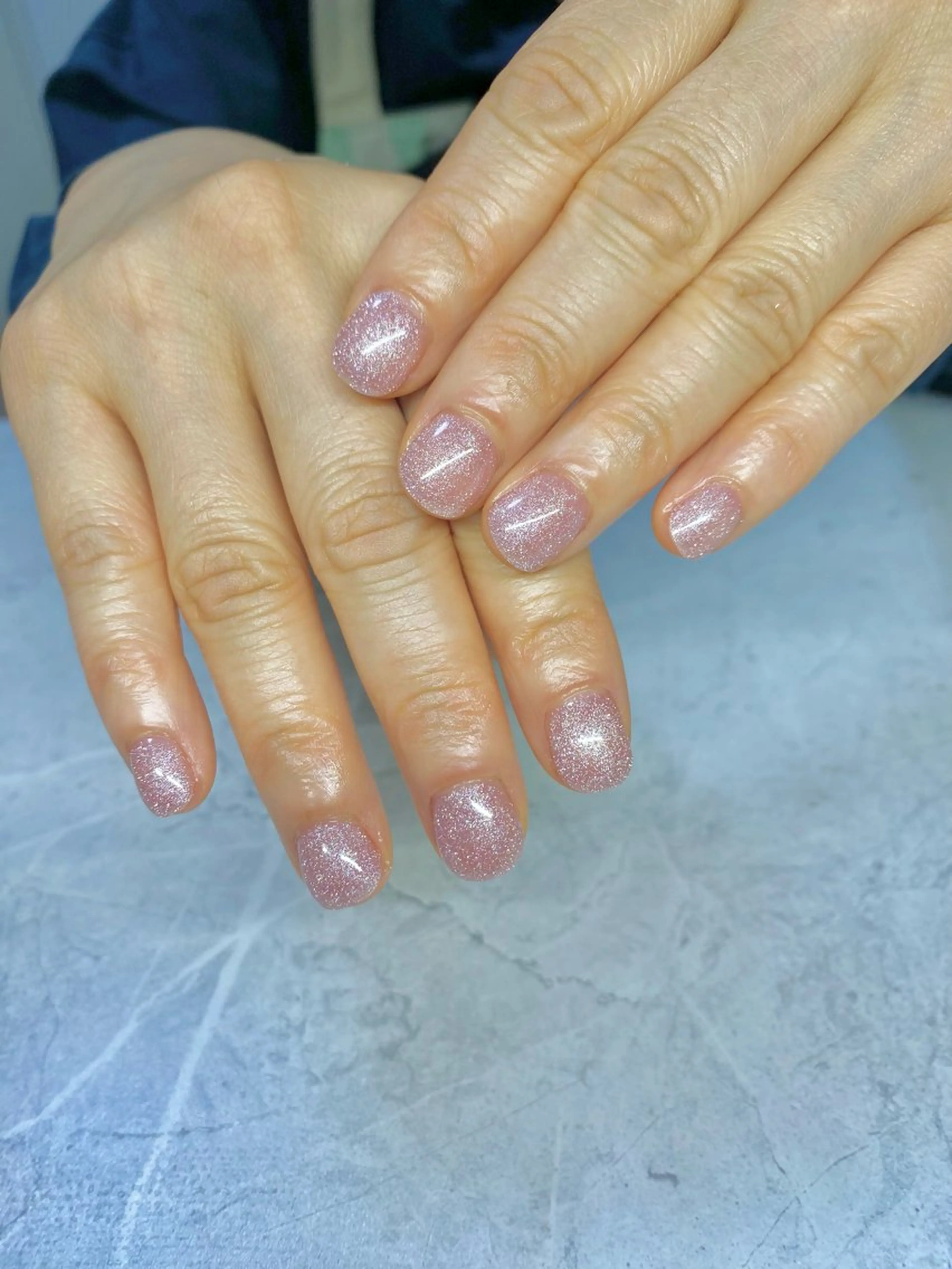 ネイル ラメ(グリッター) ワンカラーネイル シンプルネイル ハンドネイル ✨AiNail💅 ✨高幡不動NEW ✨のネイルデザイン