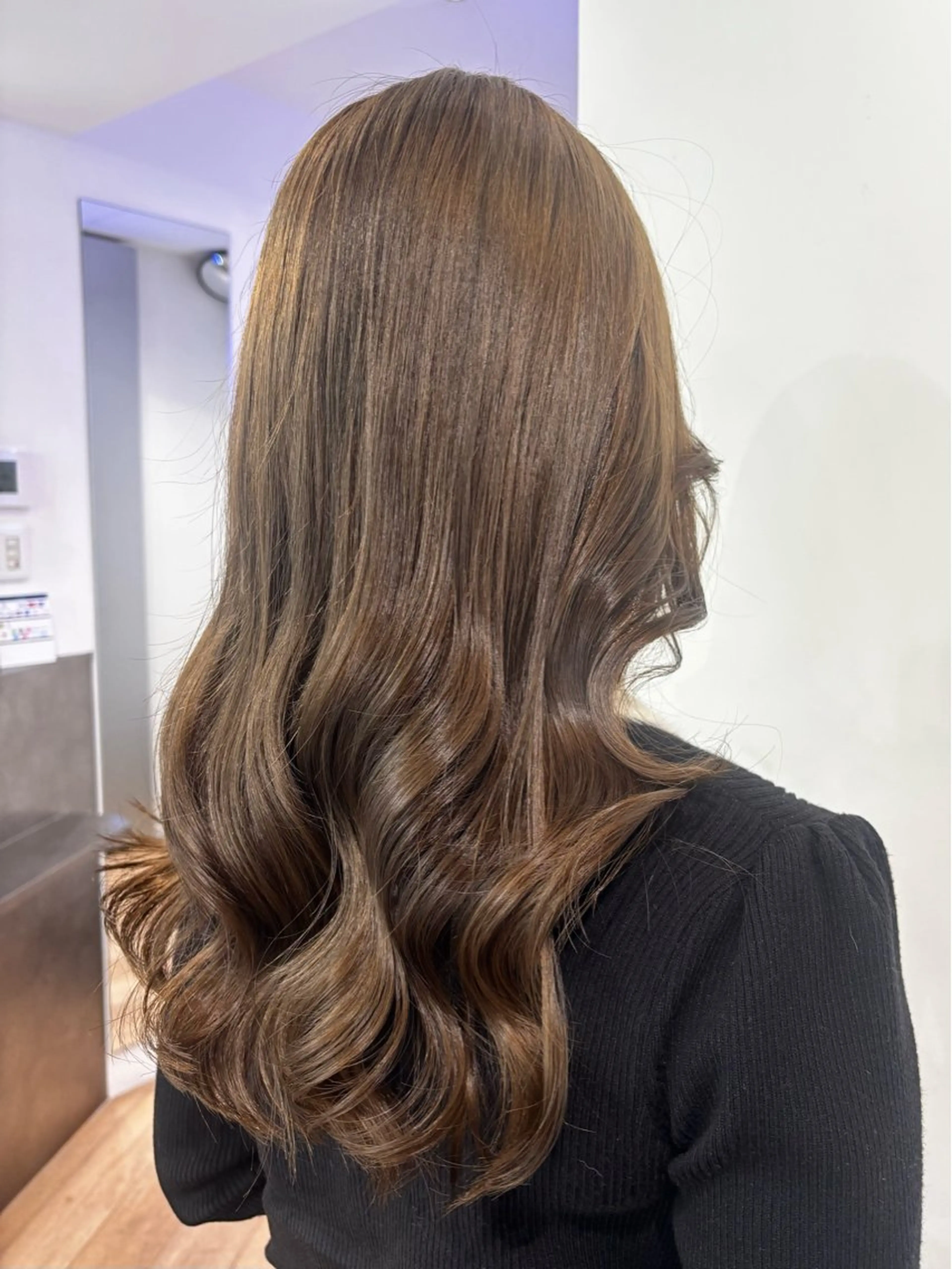 セミロング ヘアカラー トリートメント ブリーチ透明感カラー 🍀mizuki🍀のヘアスタイル
