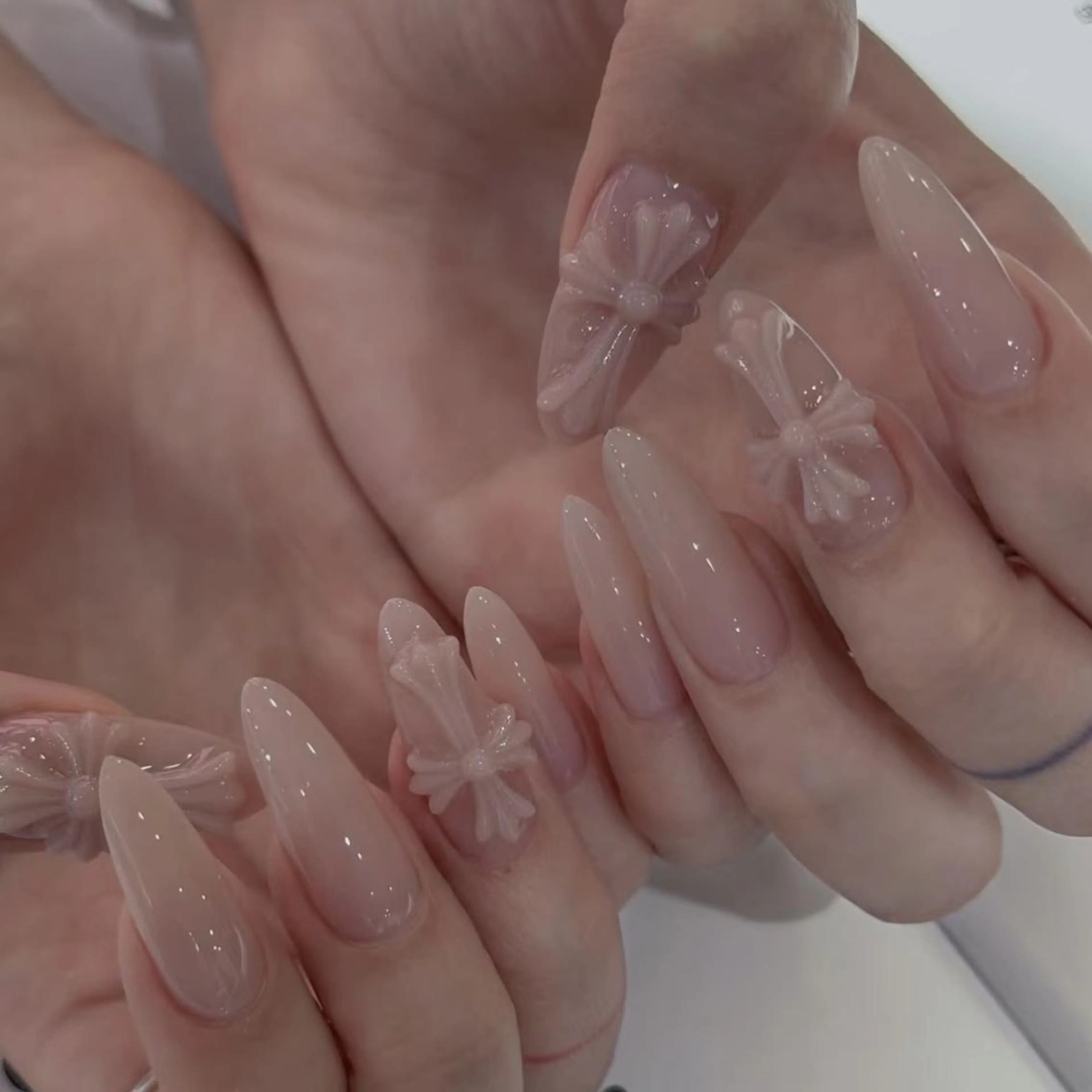 【5月限定】☘️☘️チップ長さだし10本+ビッグクロムネイル☘️☘️オフ+500円の写真