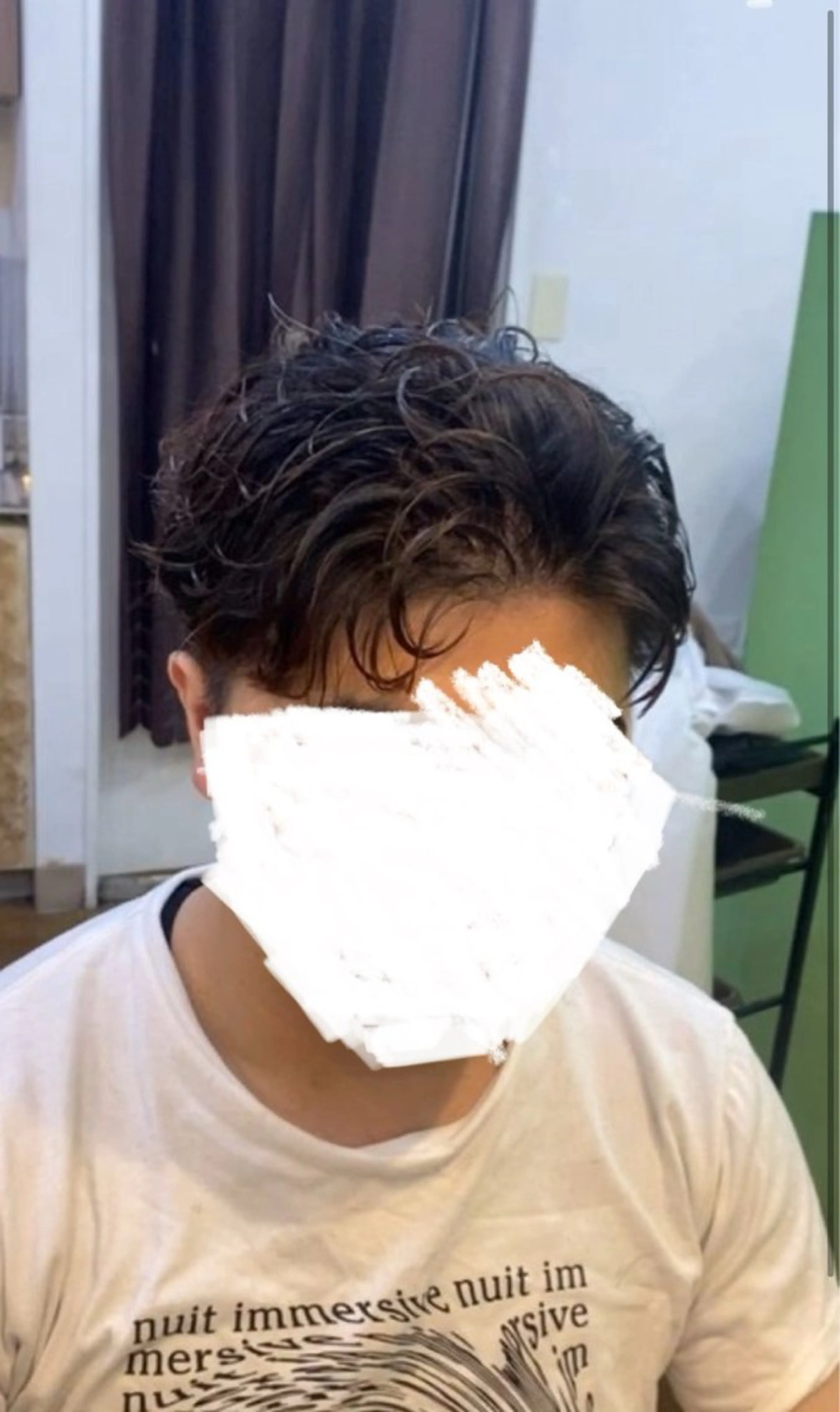 パーマ ヘアアレンジ メンズ カット パーマ 大塚メンズカット エシカル🌱松原大将のヘアスタイル