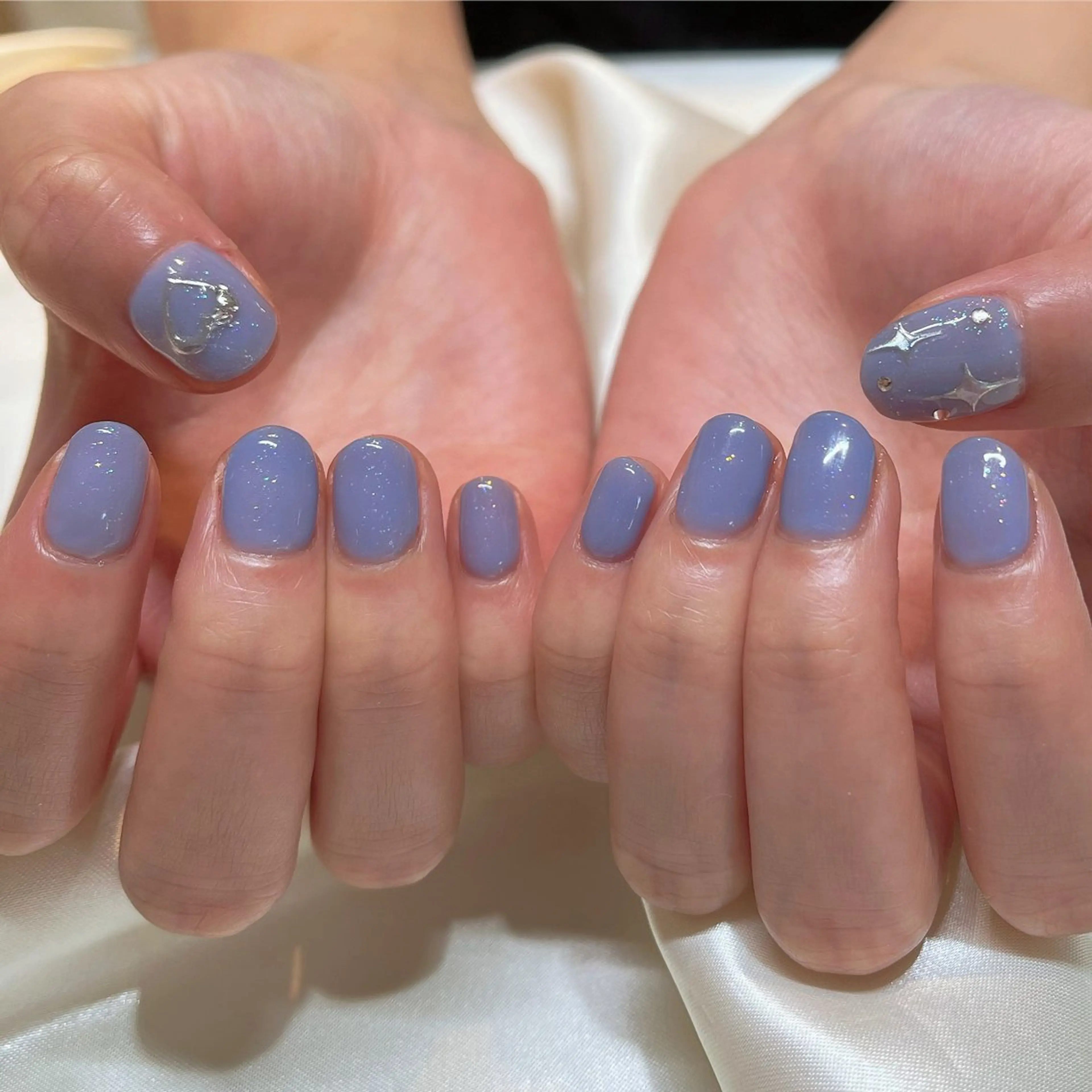 ネイル ラメ(グリッター) 内田 里穂のネイルデザイン