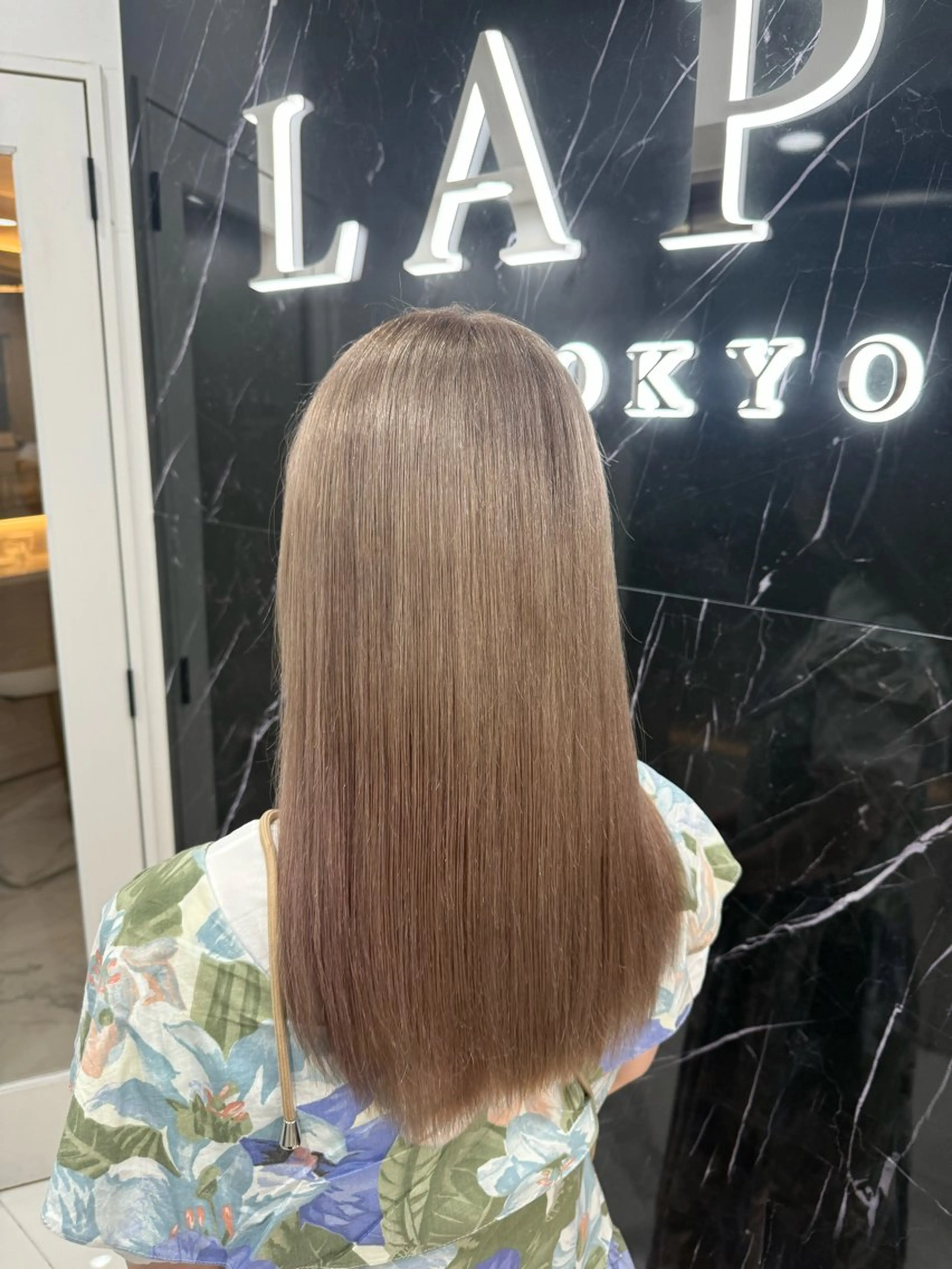 セミロング カラー Lapis渋谷本店 Rikoのヘアスタイル