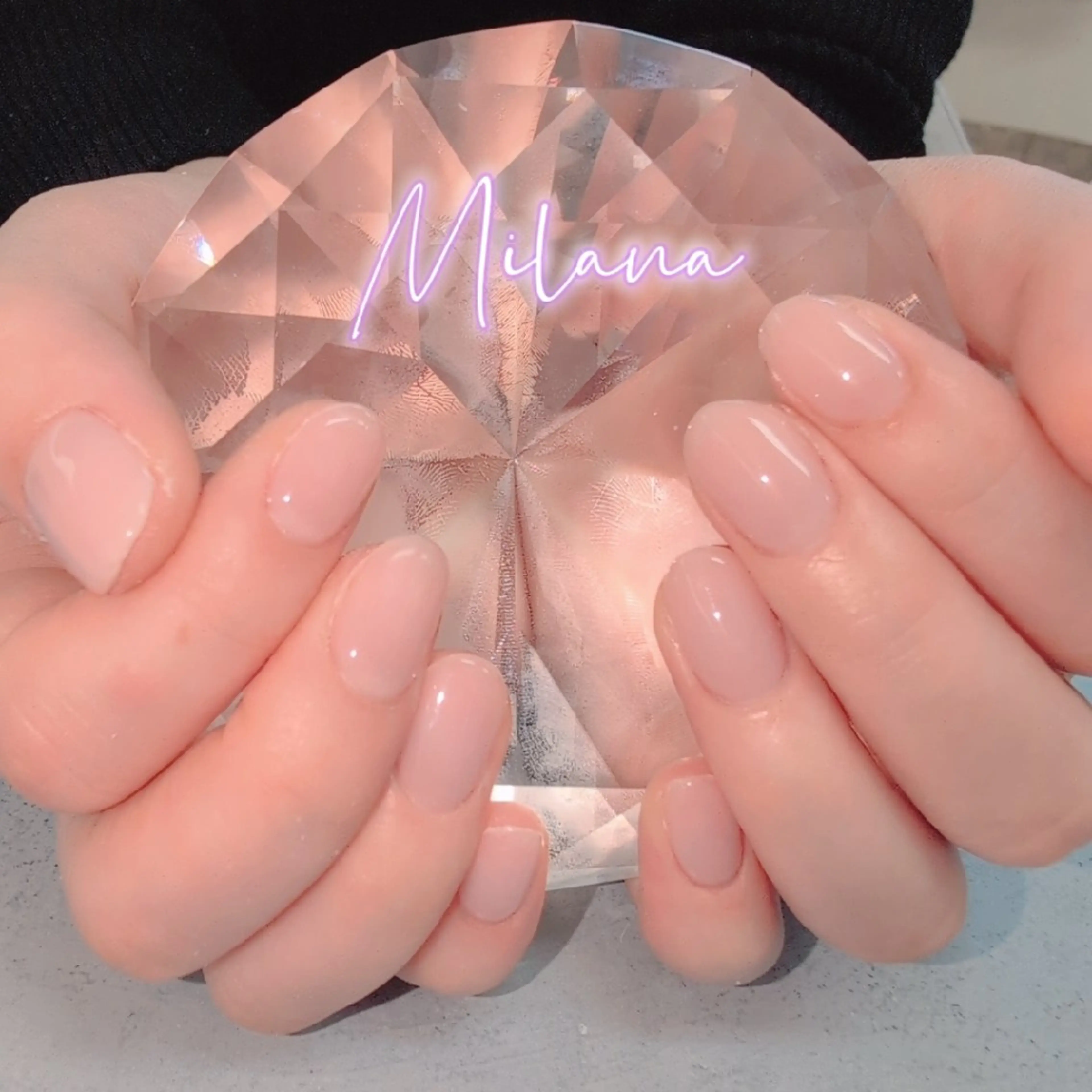 ネイル ワンカラーネイル ハンドネイル Milana 川瀬のネイルデザイン