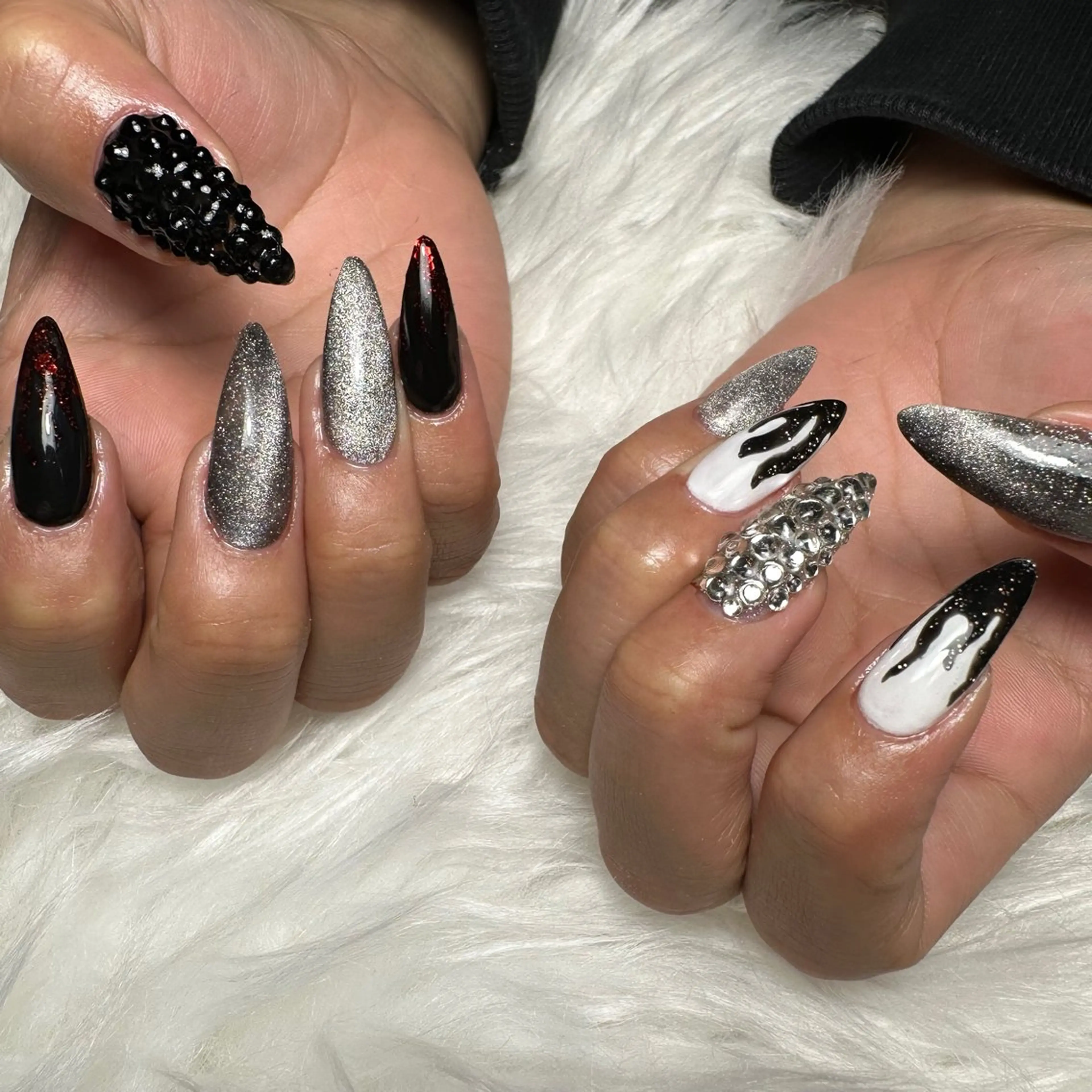 ネイル マグネットネイル nail salon 凪のネイルデザイン