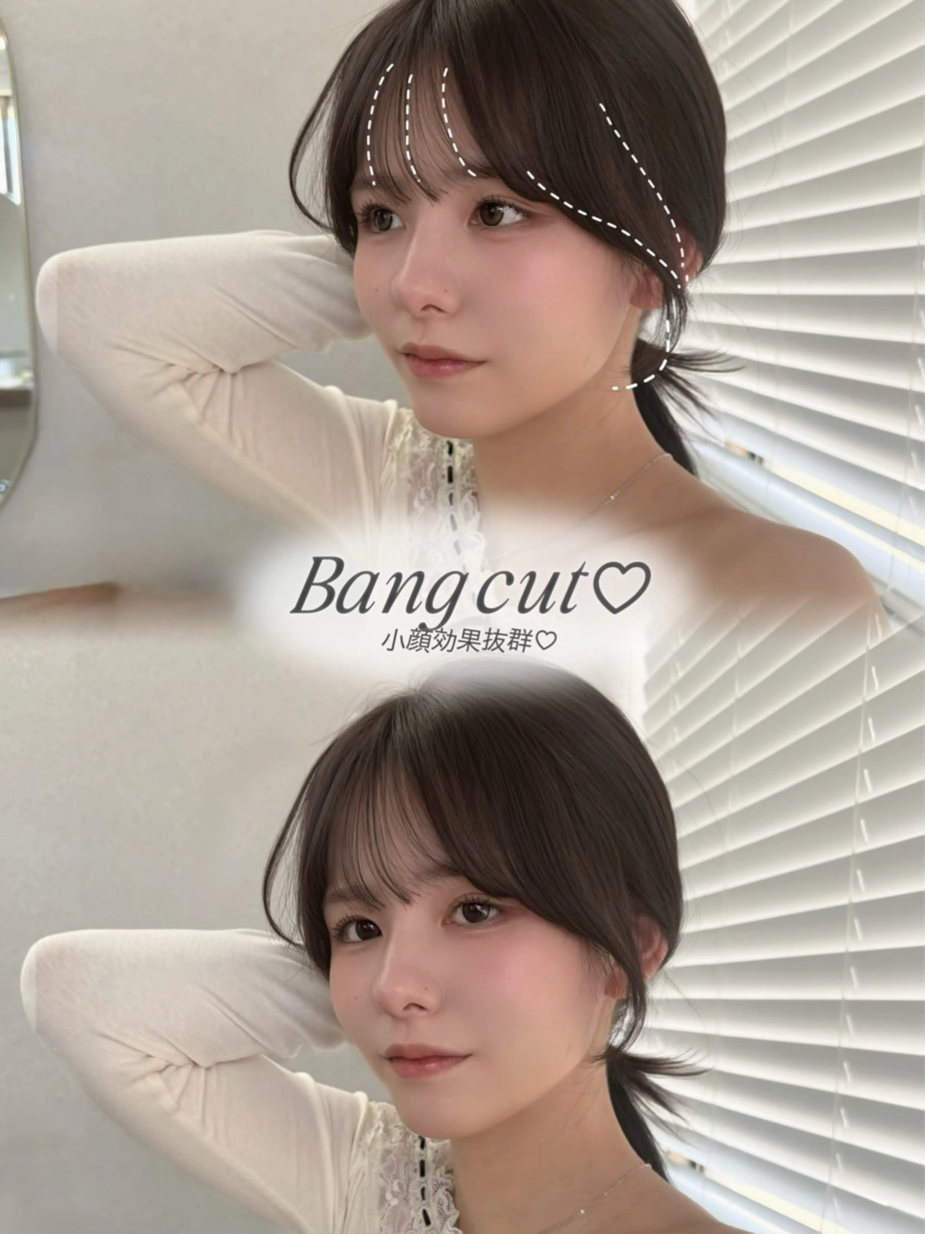ミディアム カラー グレージュ 韓国風ヘア レイヤーカット カット ヘアカラー トリートメント レイヤーカット /顔周り/和奏︎♪のヘアスタイル