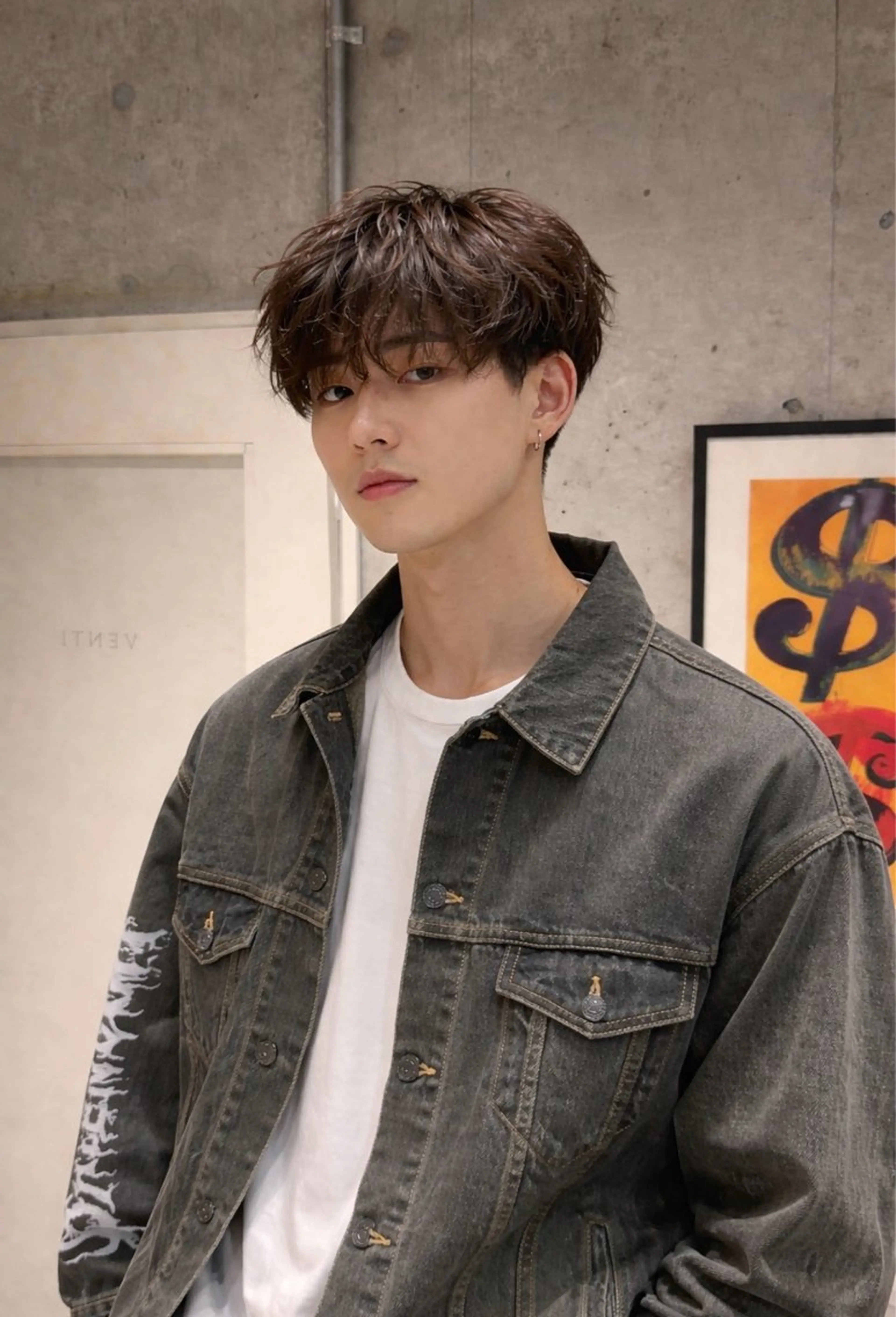 メンズ 赤み消し／アッシュ系 ／ダウンパーマ／優斗のヘアスタイル