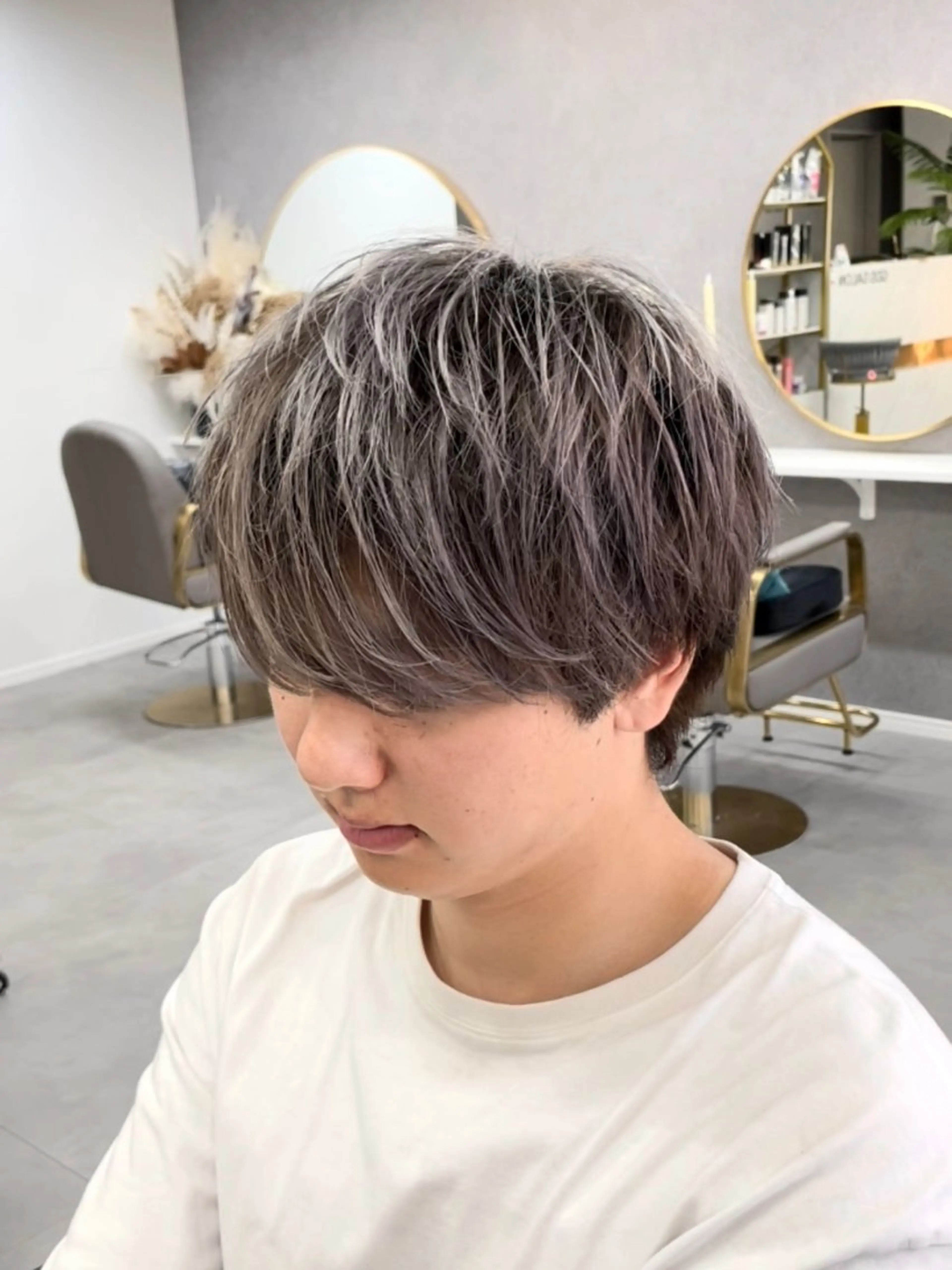 メンズ メンズバレイヤージュ senjyu GINZA所属・バレイヤージュ/ハイ ライト/庄司鉄平のヘアスタイル