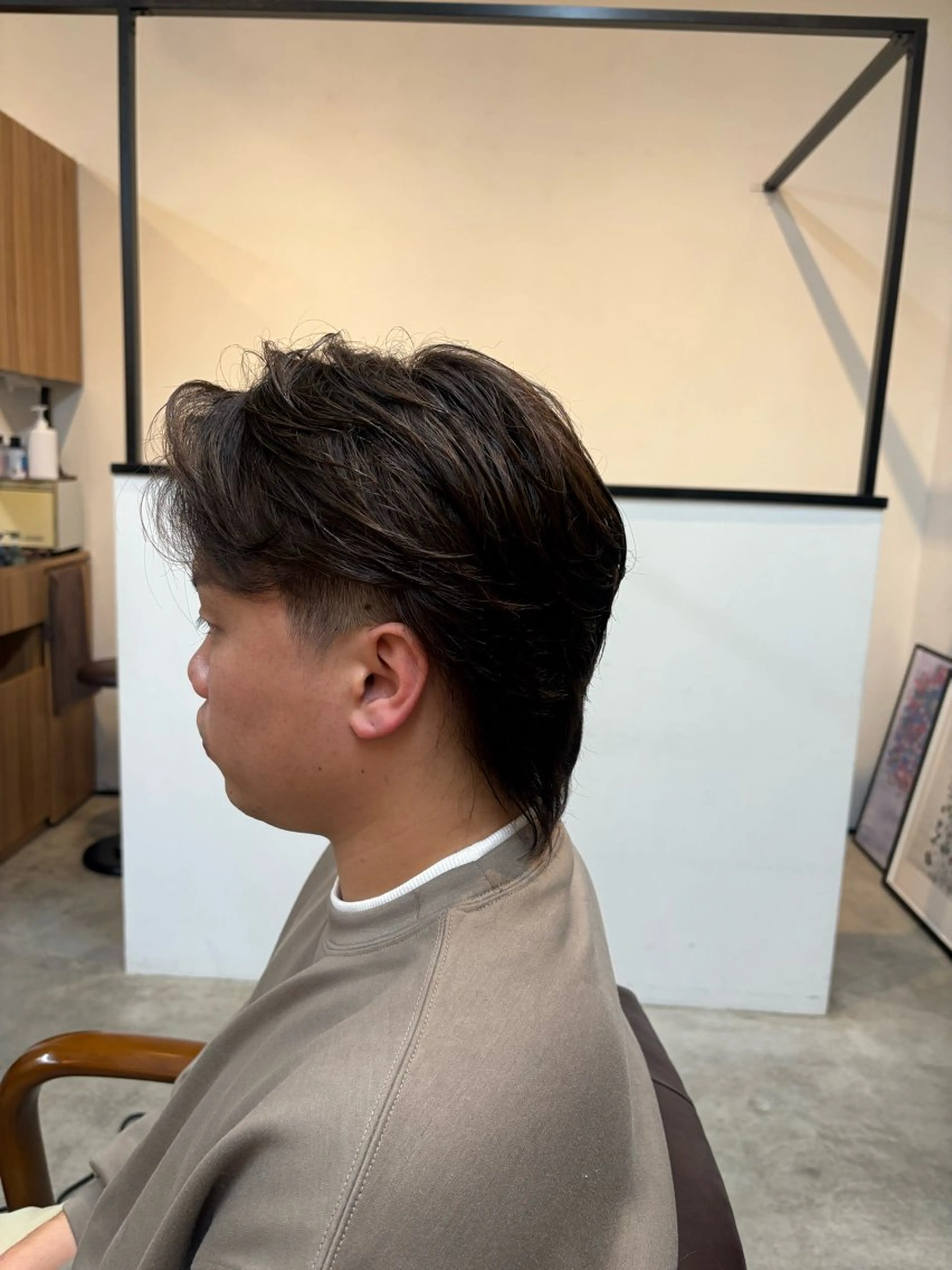 ショート メンズ 刈り上げ メンズウルフカット ウルフカット カット 吉沢 史翔のヘアスタイル