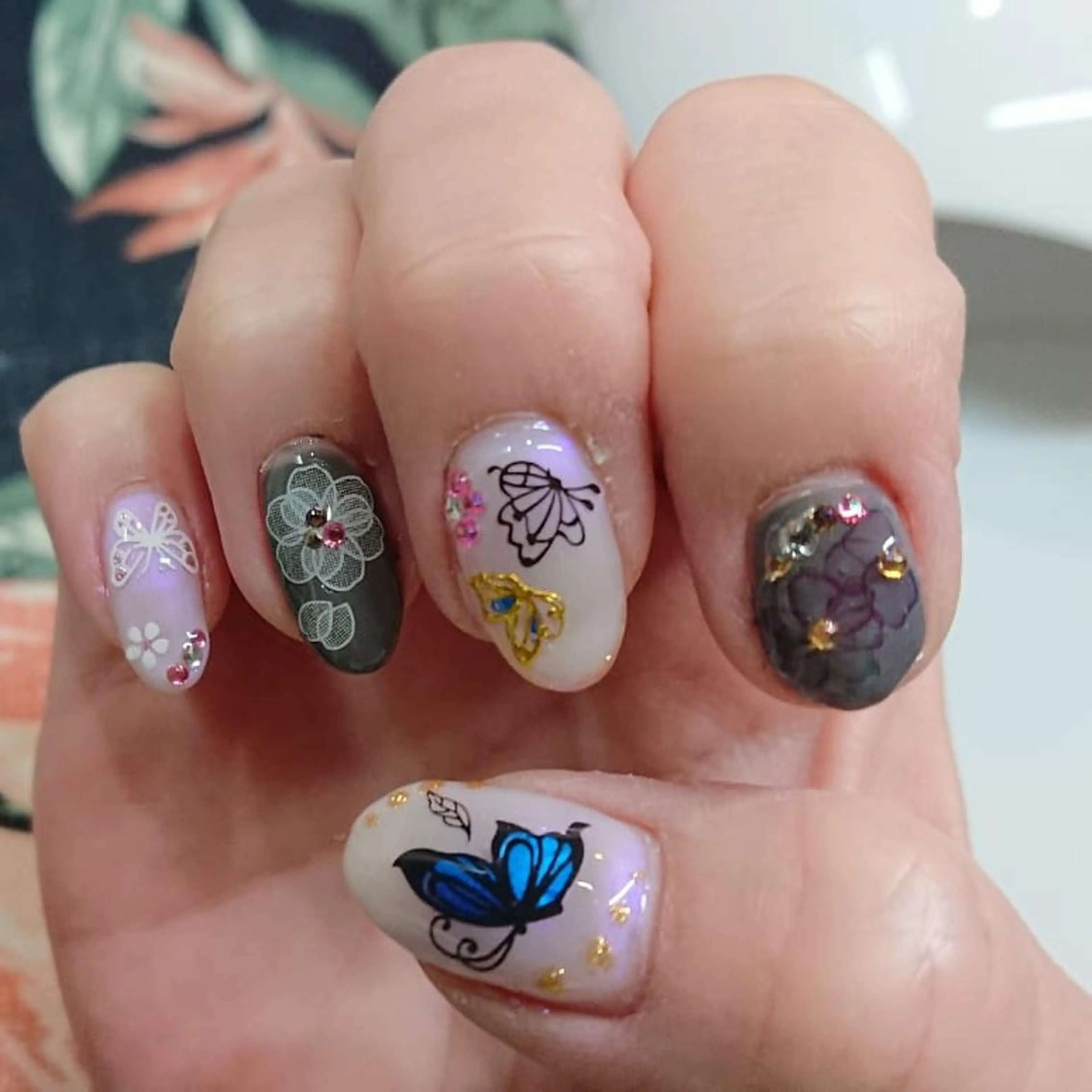 ネイル ハンドネイル とねがわ かよこのネイルデザイン