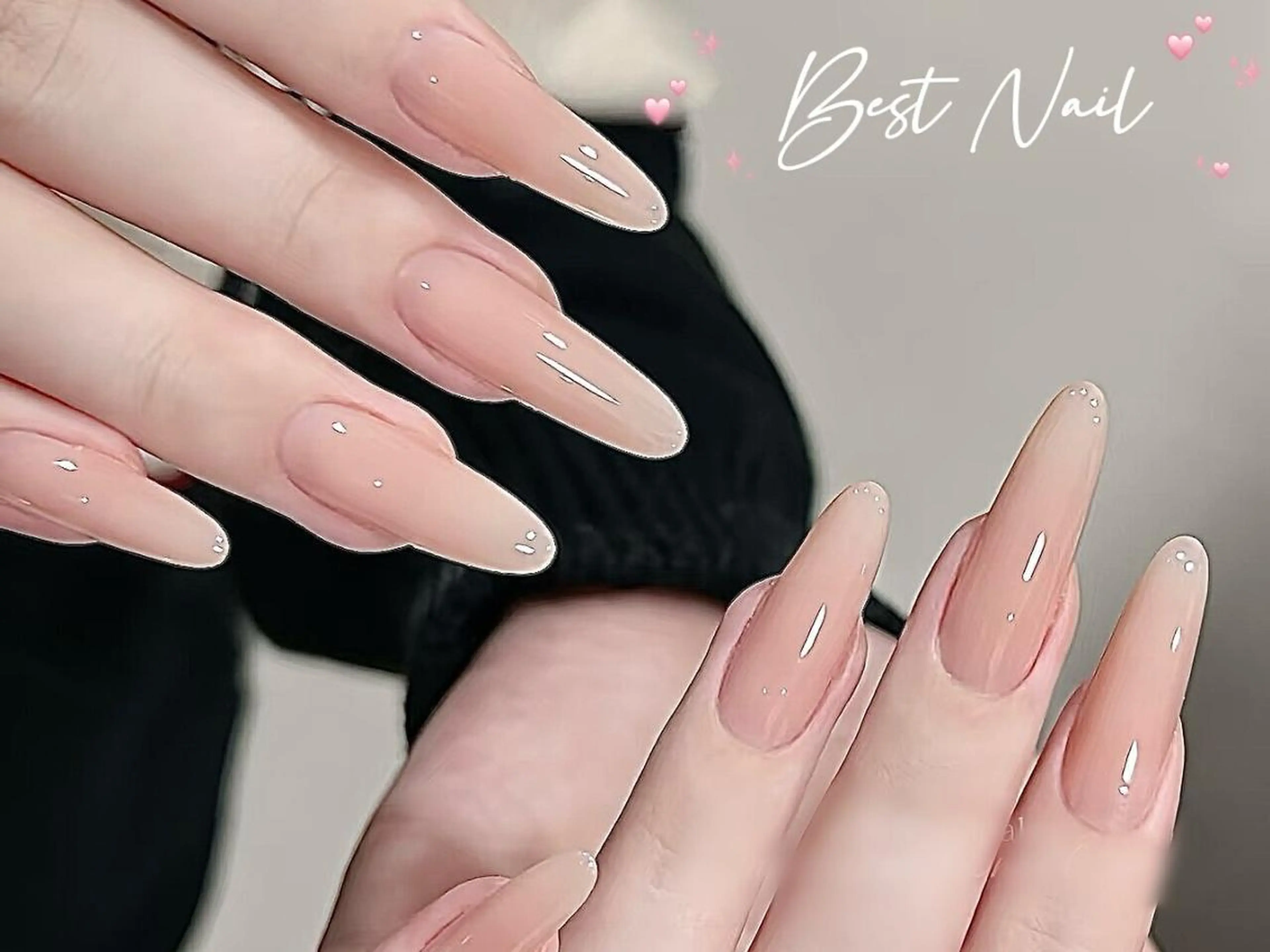 ネイル アートネイル オーロラネイル クリアネイル フレンチネイル ジェルネイル 前田 芽のネイルデザイン