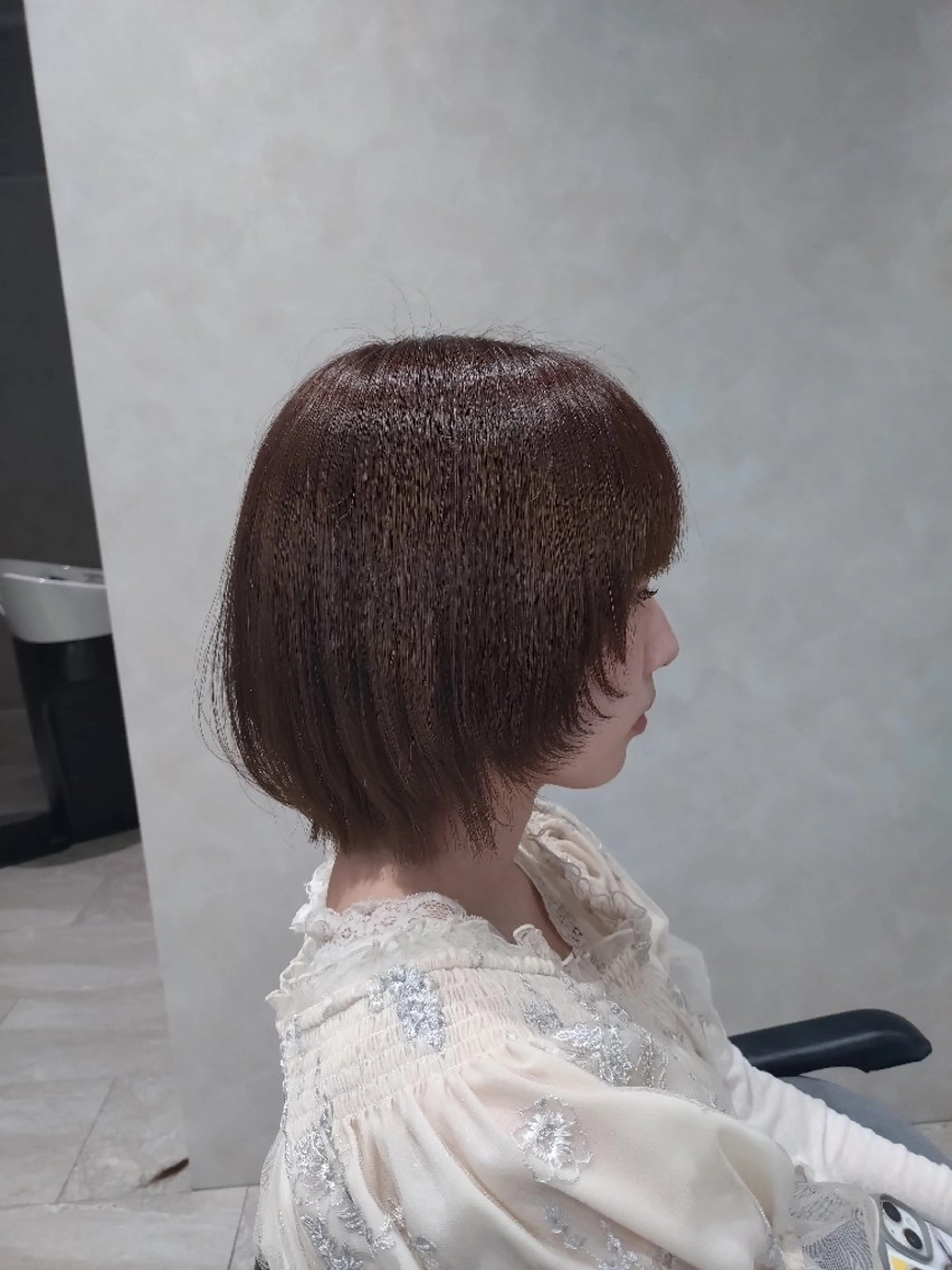 ショート ボブレイヤー ボブ レイヤーカット カット toki所属・シオリ/toki ✂️ショート募集中のヘアスタイル